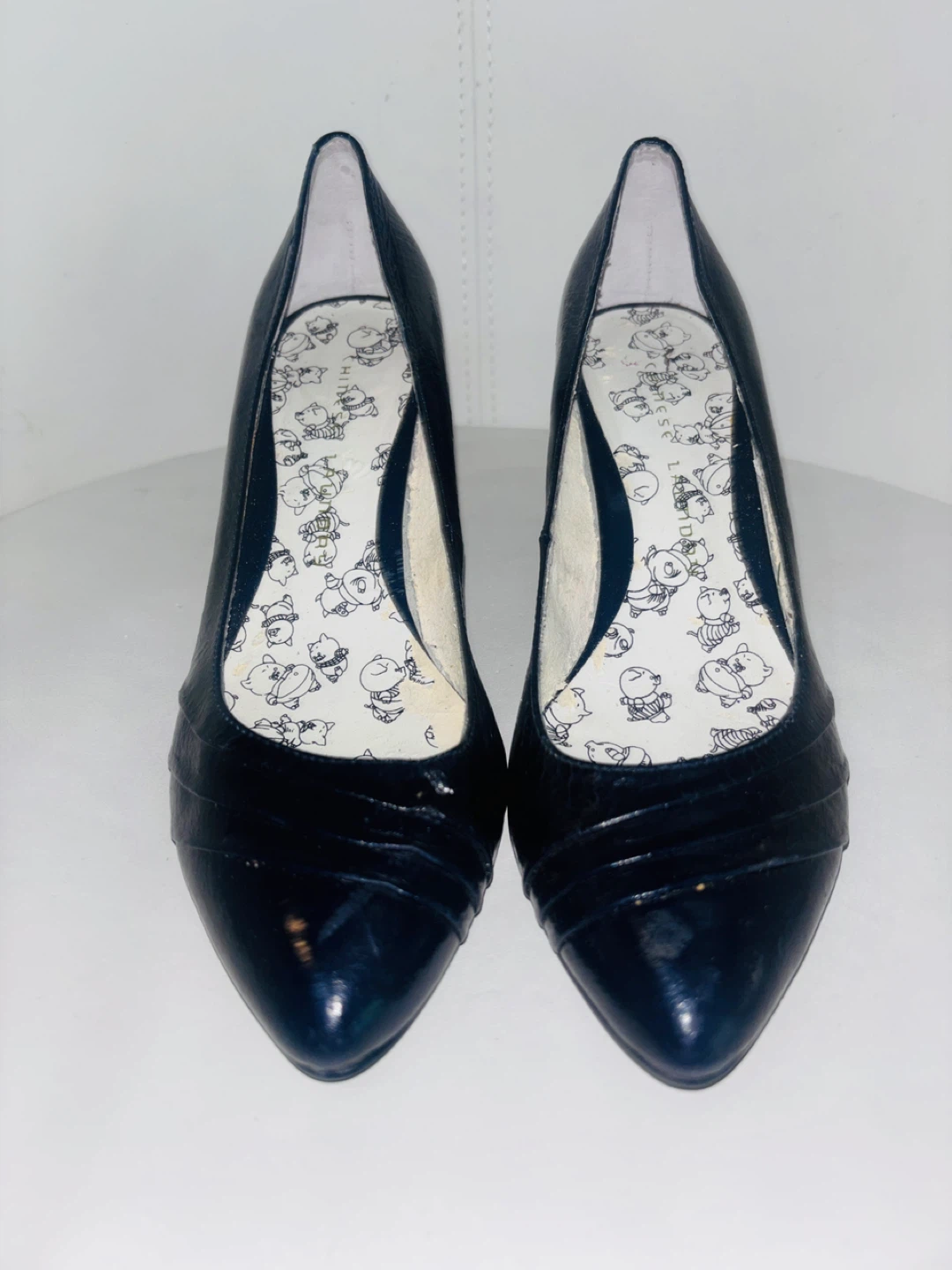 Chinese Laundry Navy Blue Heels Size 7M