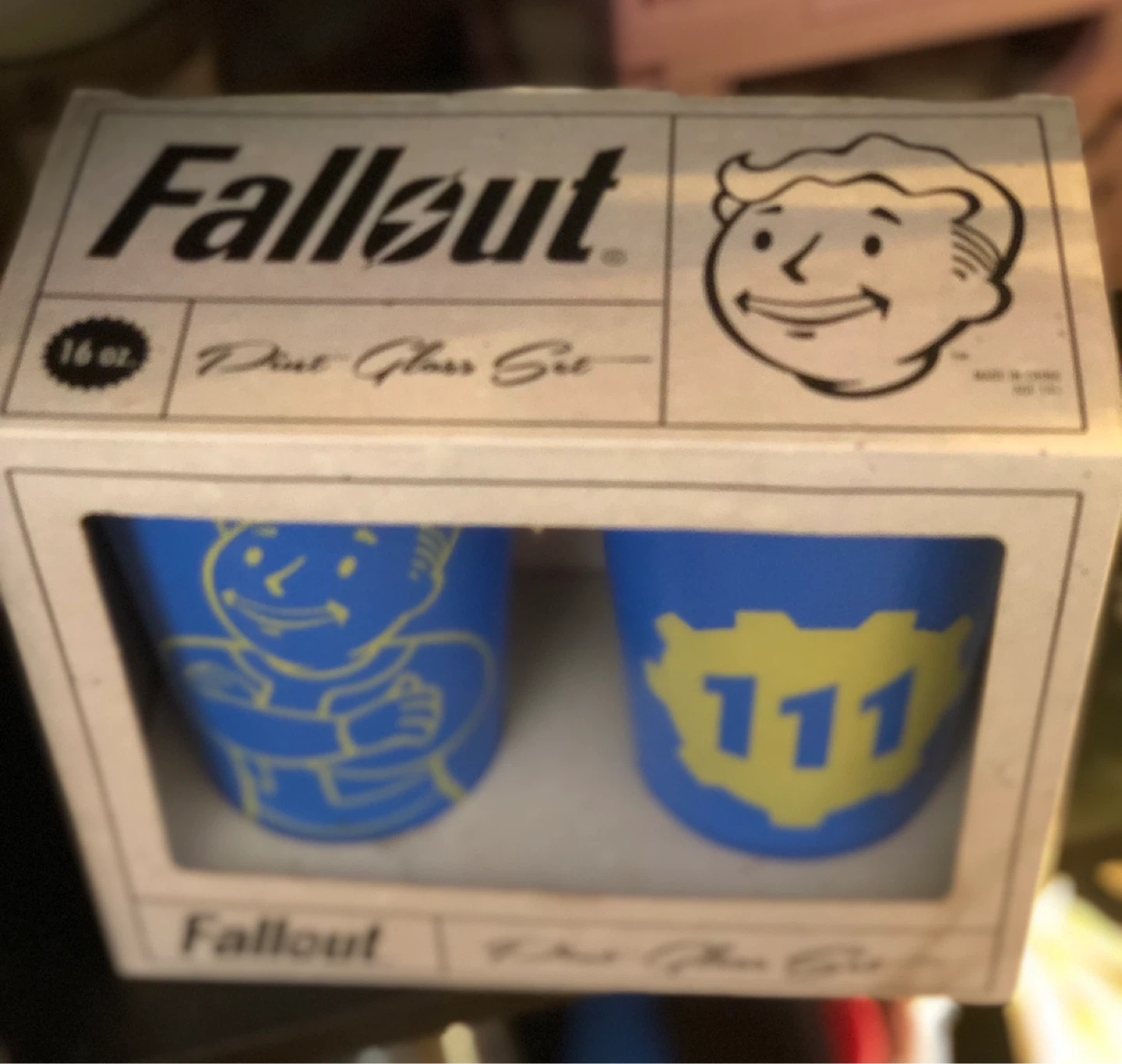 Fallout Pint Glass Collectors Set x2 - photo 2