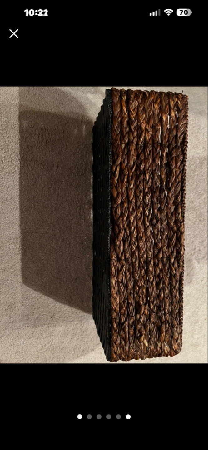 Woven Rectangular Basket - photo 5