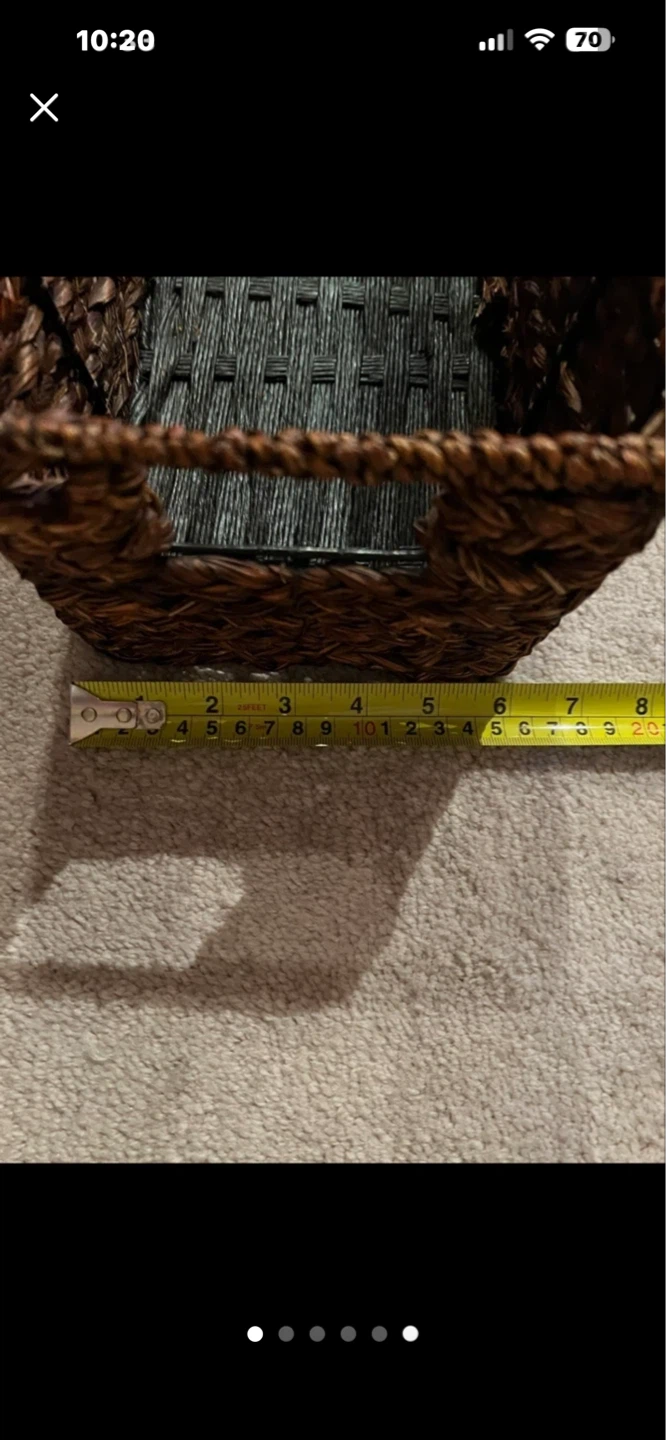 Woven Rectangular Basket