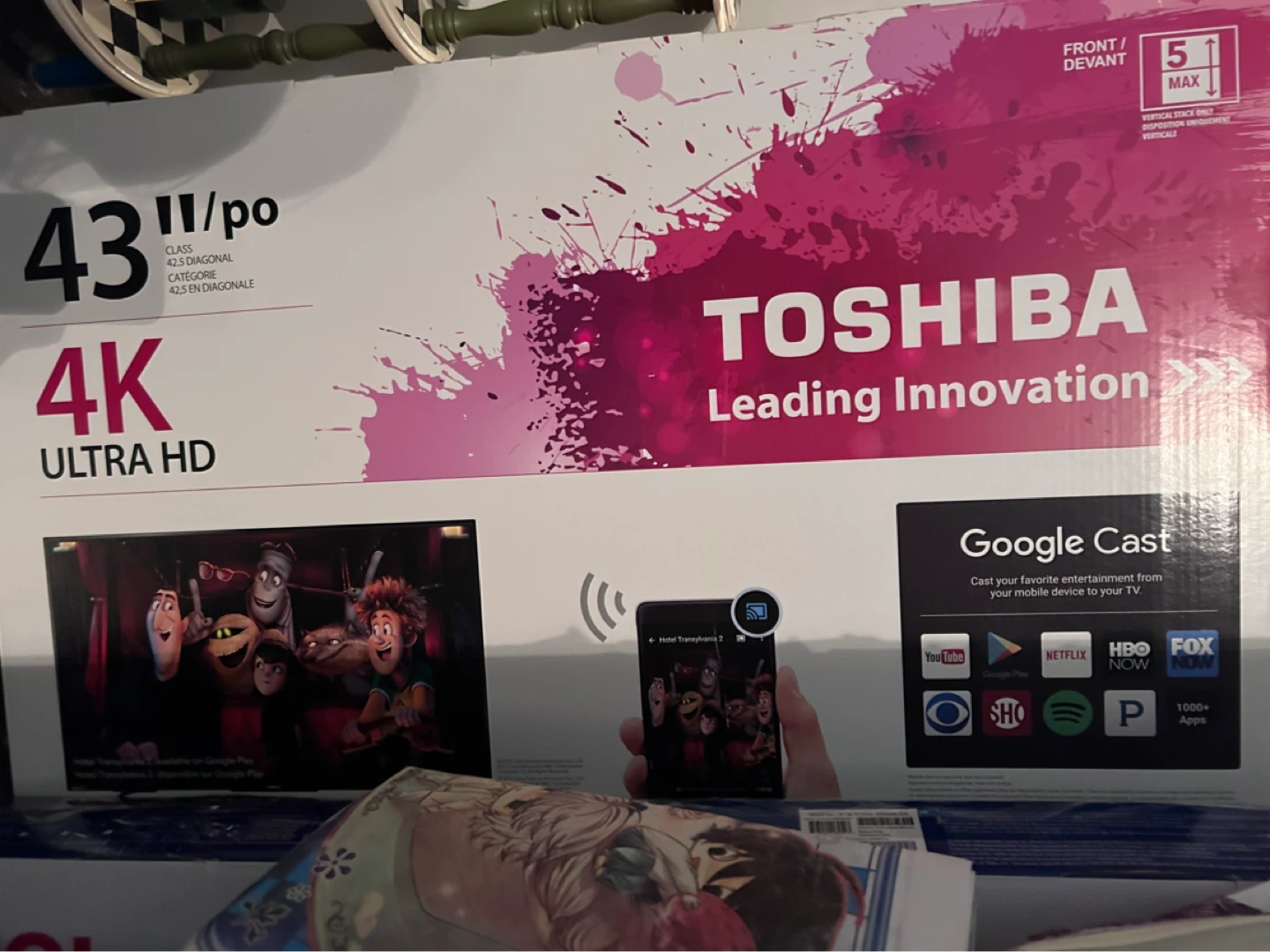 FREE Broken TV for Parts/Fixing: 43" Toshiba - 4K Ultra HD