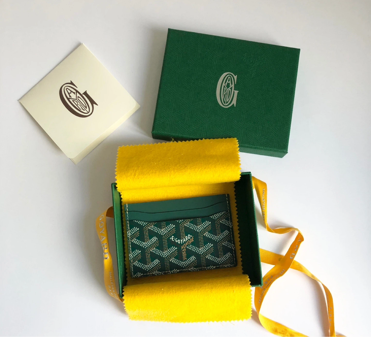 Goyard Green Card Holder - photo 3