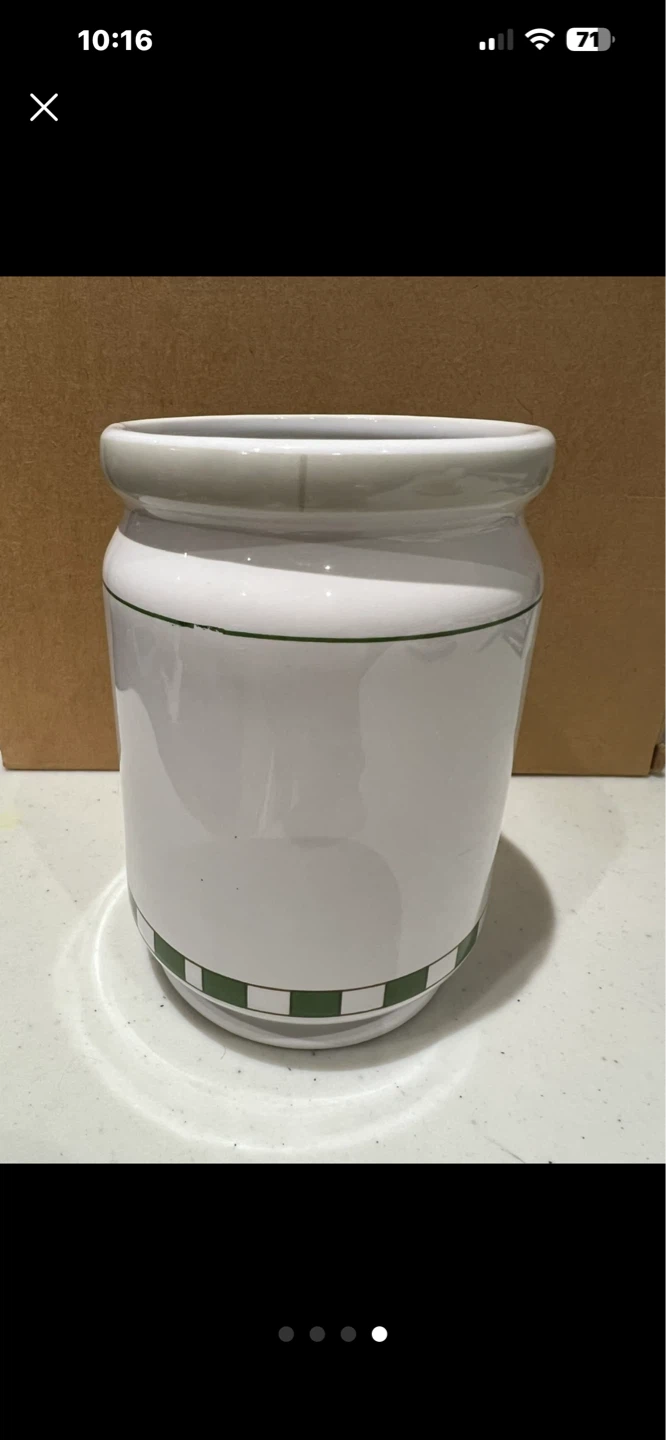 Savoy Tyme Basil Ceramic Utensil Holder - photo 4