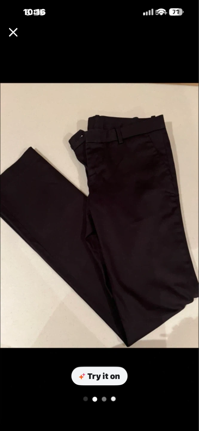Uniqlo Women's Black Pants Size 4 Cotton Spandex