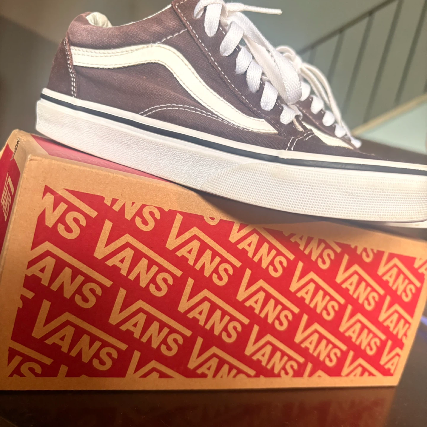 Vans Old Skool Shoes Brown/White - photo 3