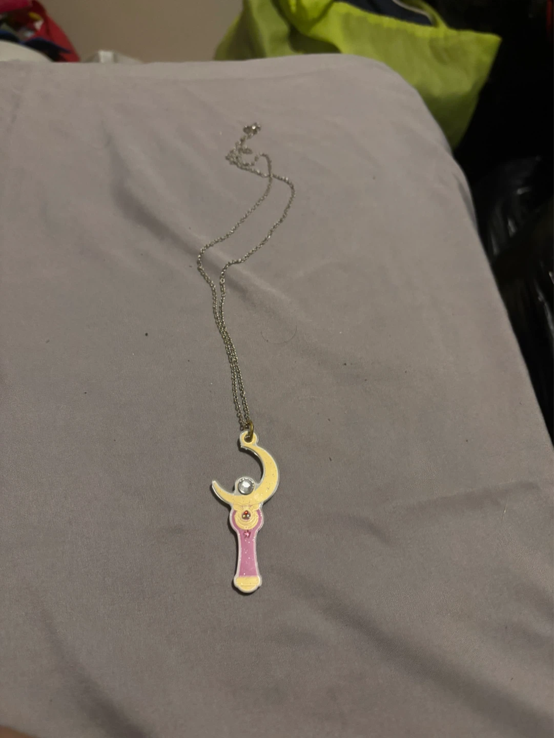Sailor Moon moon stick necklace