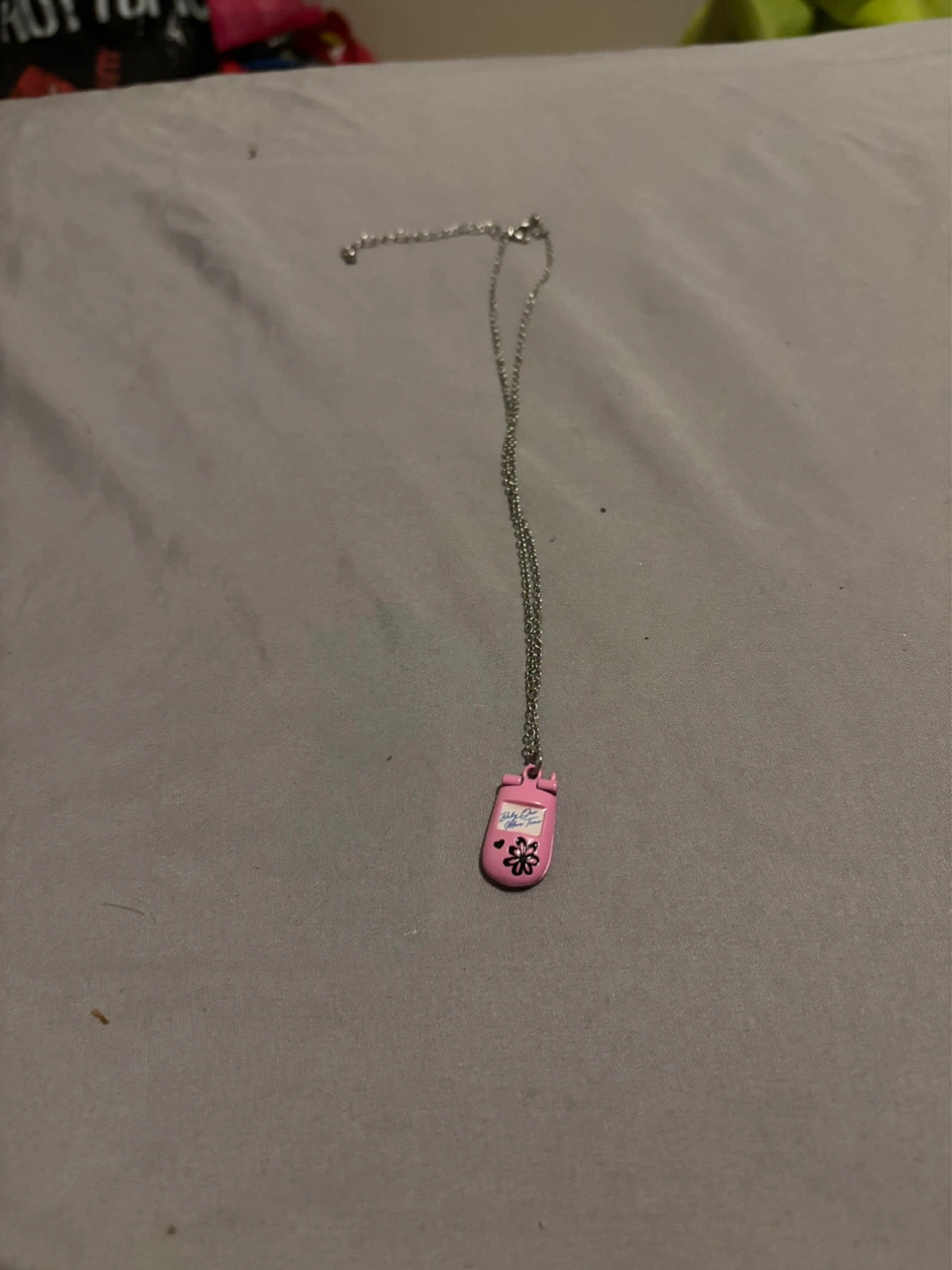Britney Spears baby one more time cell phone charm necklace
