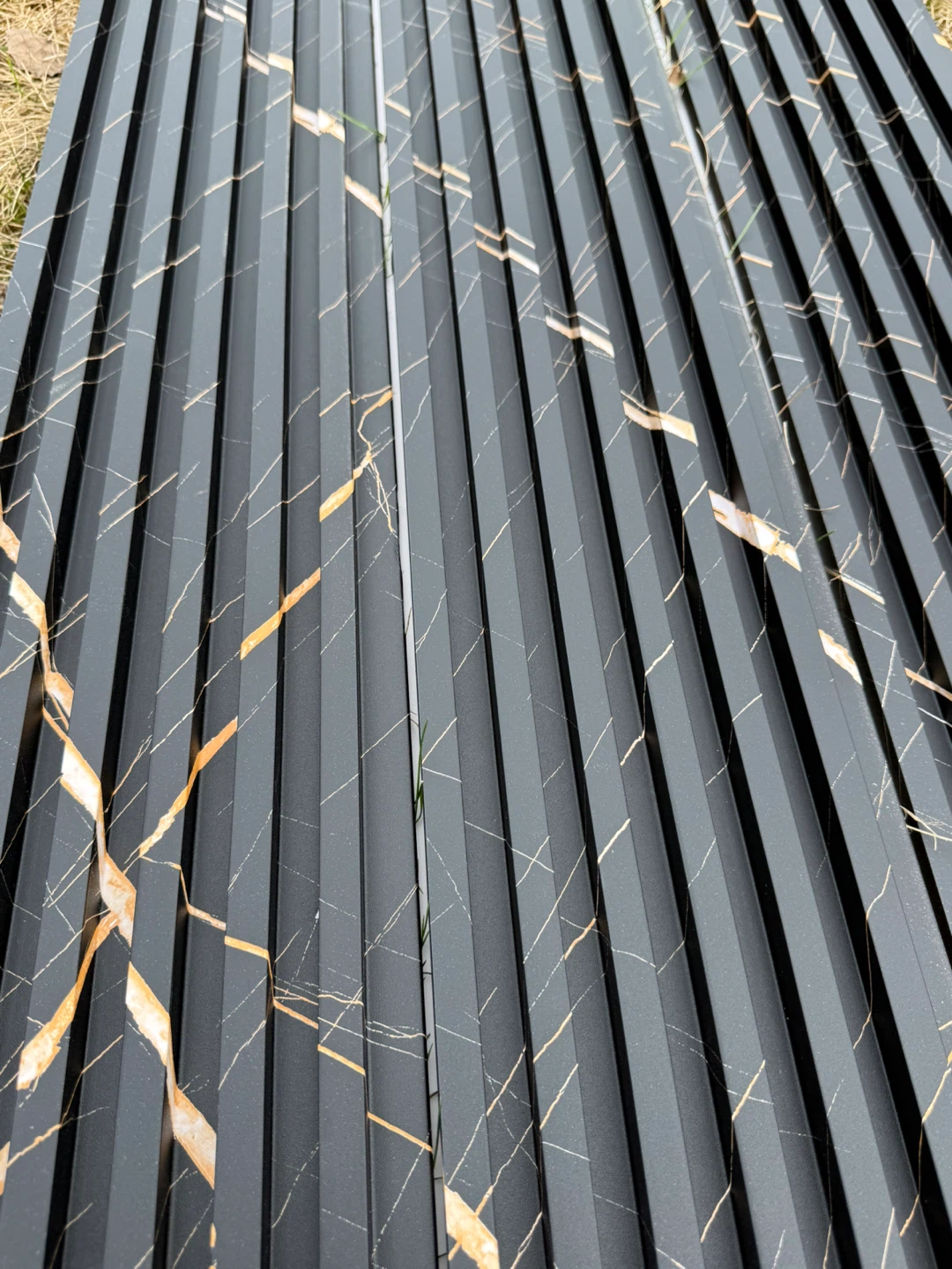 Black Faux Marble Panel Sections - photo 4