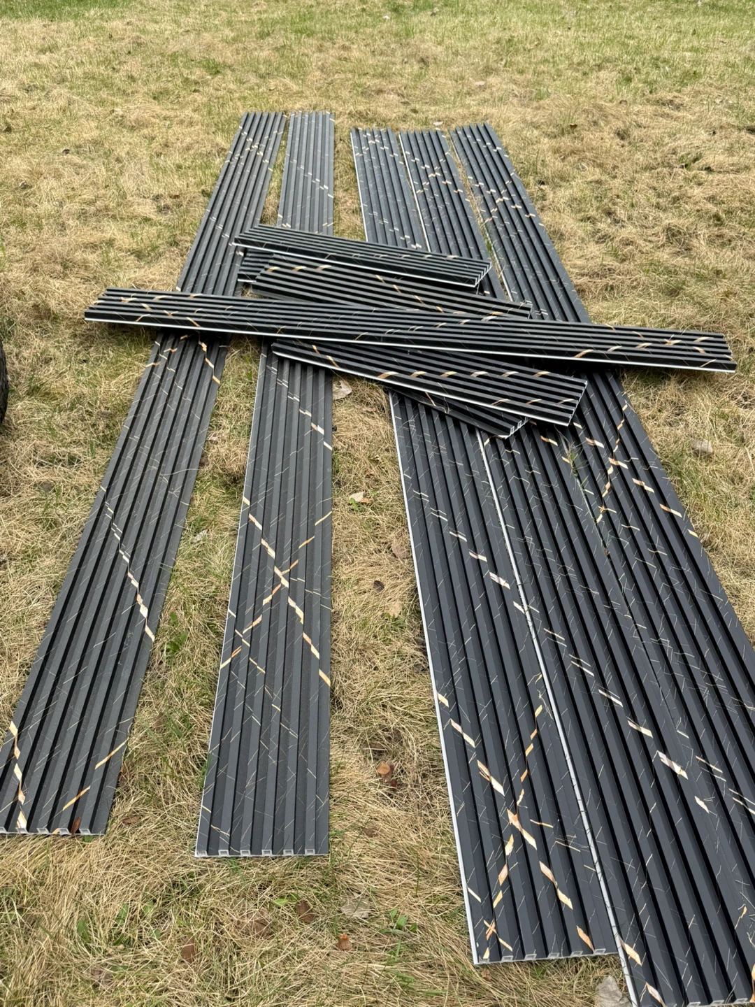 Black Faux Marble Panel Sections - photo 5