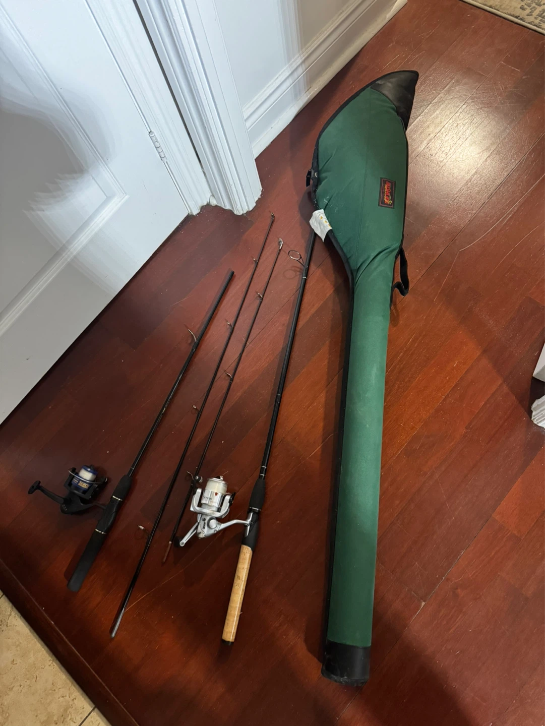 Fishing Rods with Reels and Case