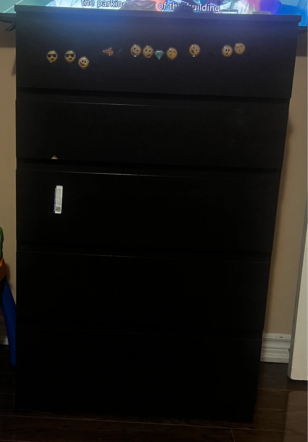 Black 6-Drawer Dresser - photo 2