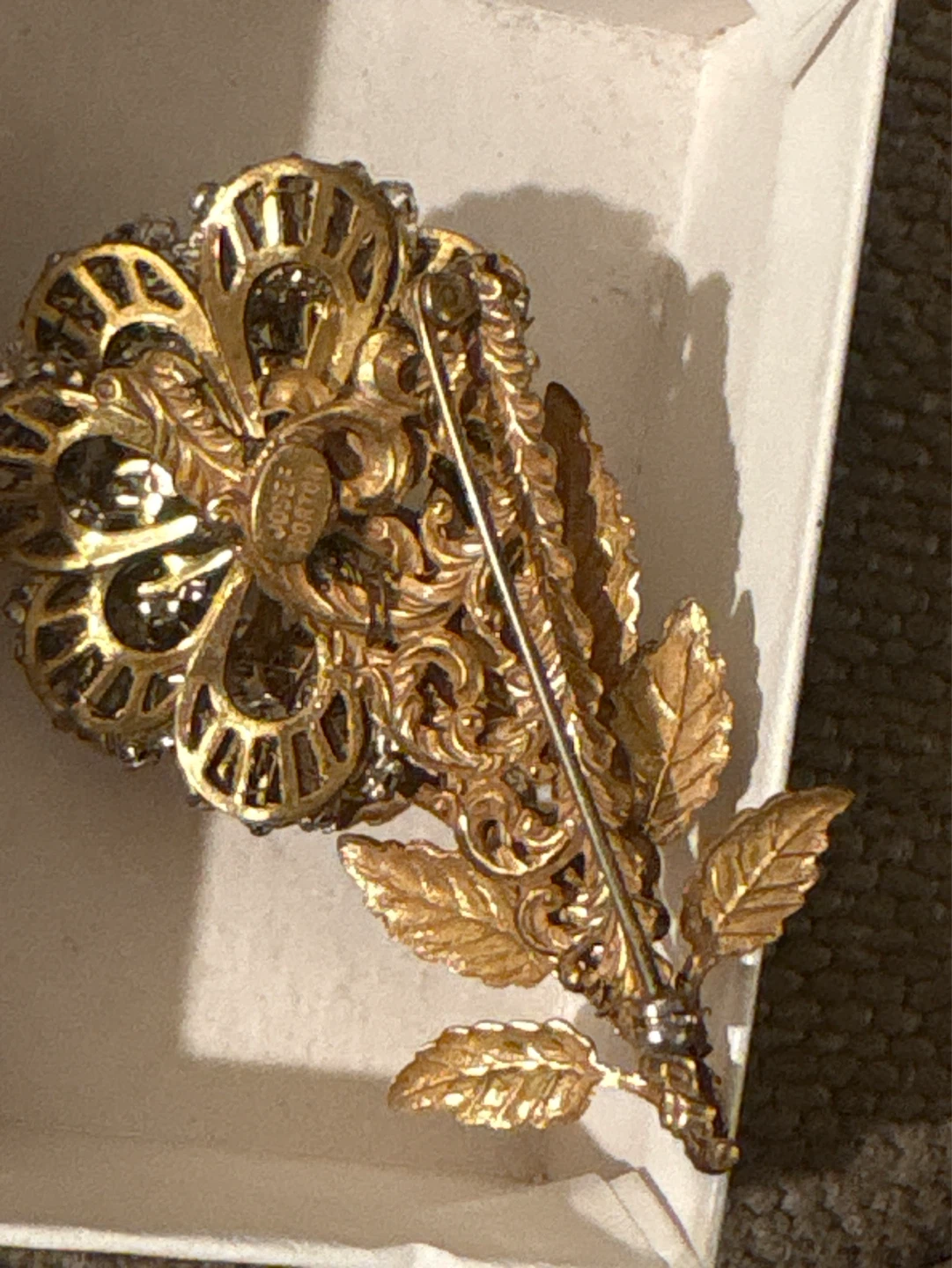 Josef Morton - Miriam Haskell Flower Brooch