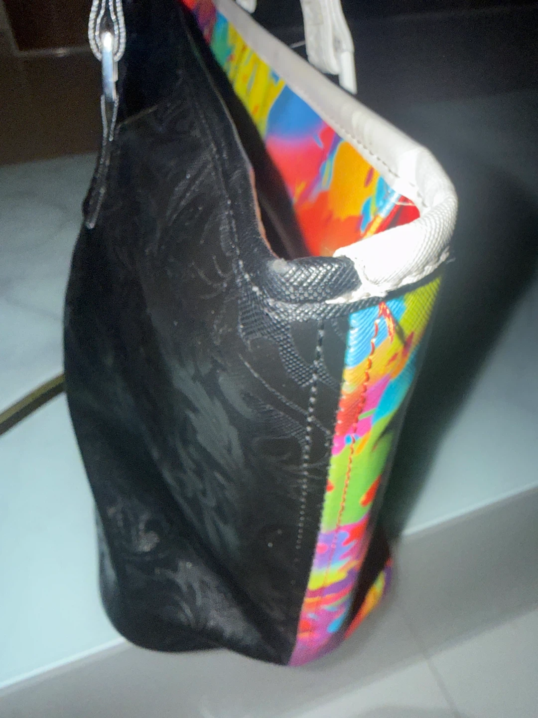 Sprayground Tote Bag - Colorful Splatter Design - photo 3