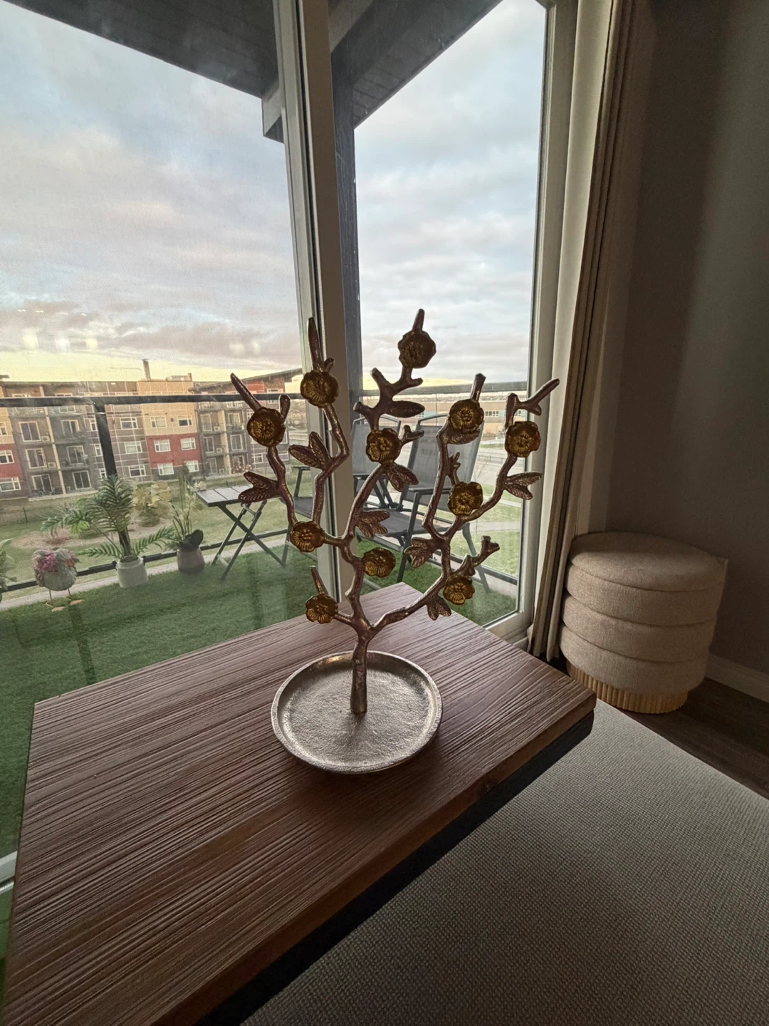 Silver and Gold Floral Accent Tree for decor - photo 4