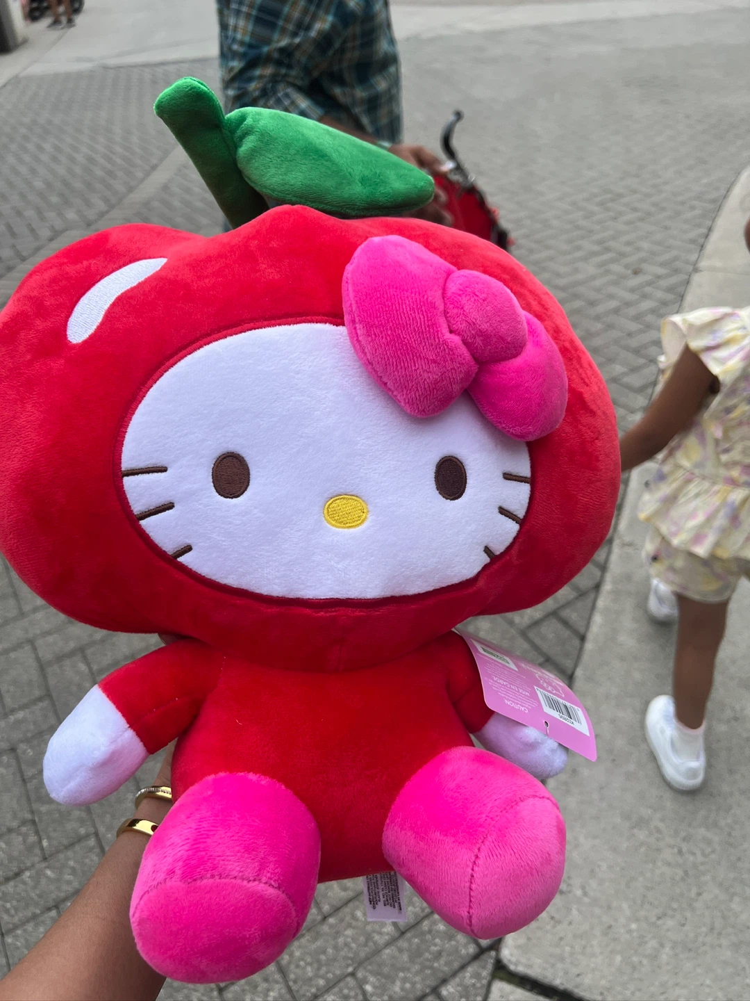 Hello Kitty Plush Toy (Red Apple Design)