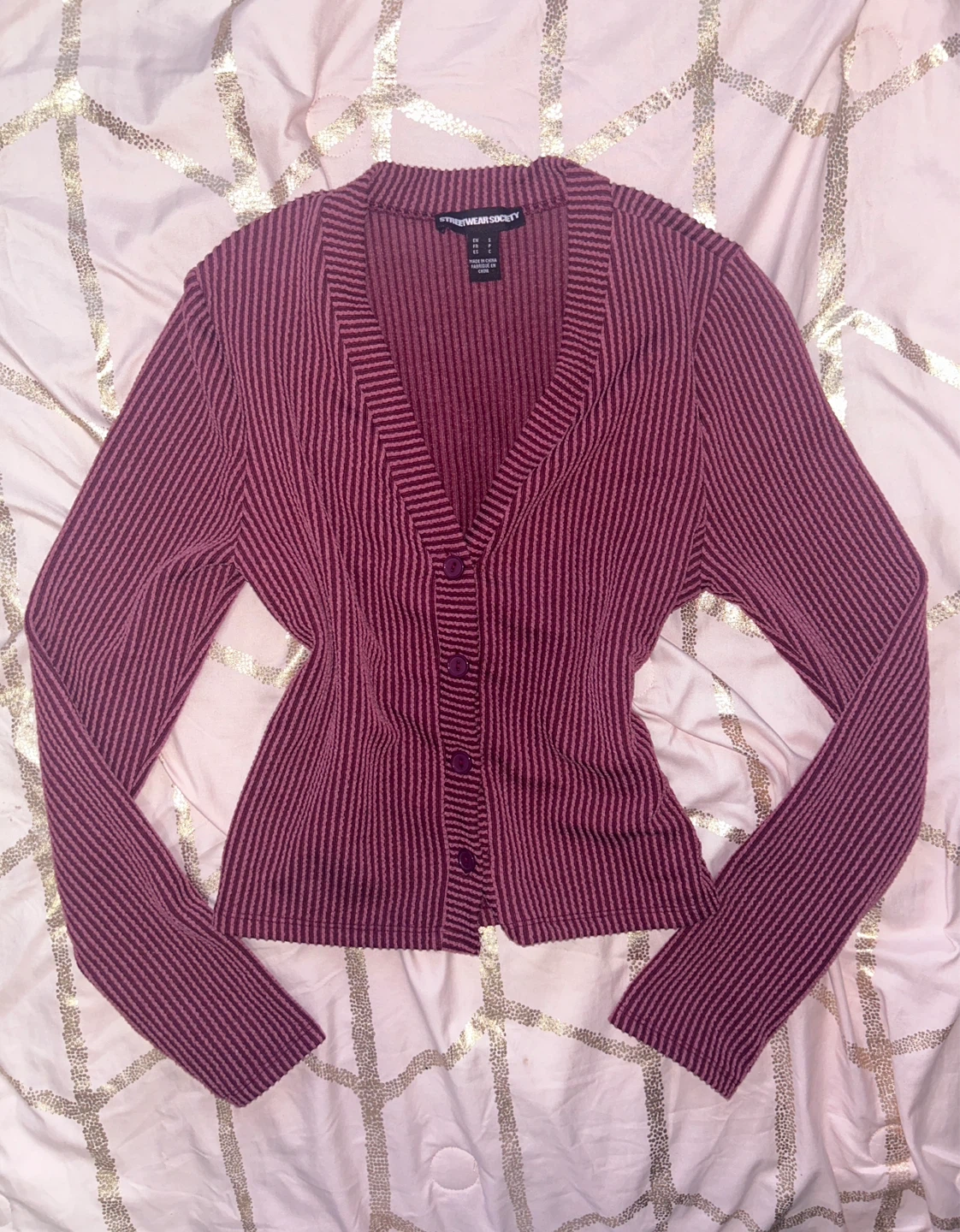 magenta long sleeve
