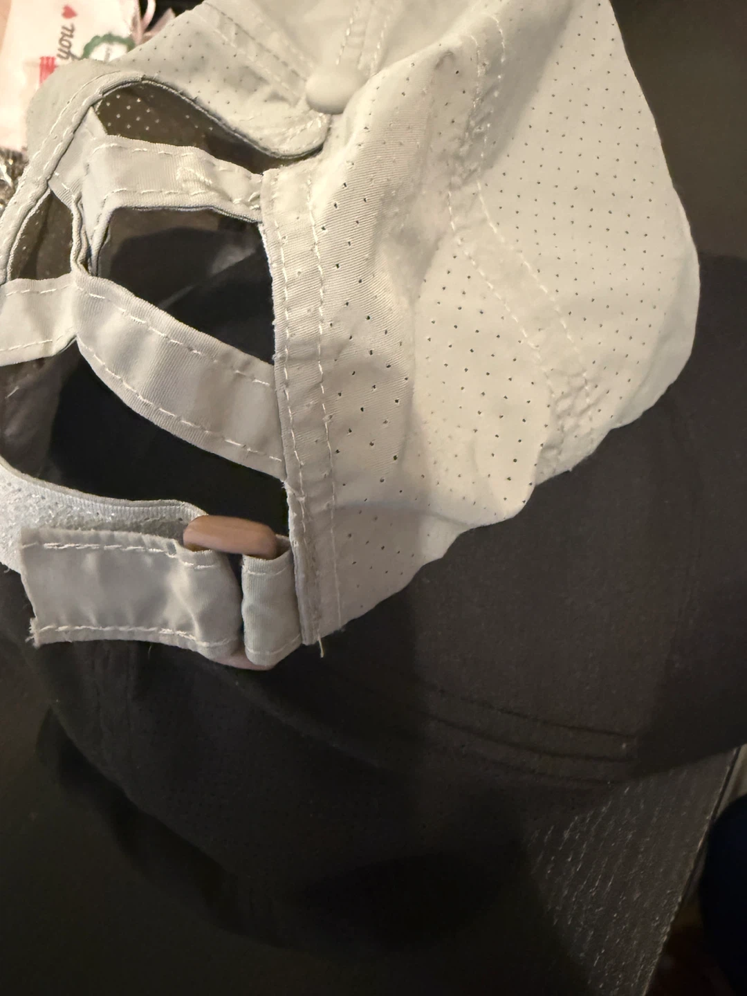 Gray and black Perforated Baseball Cap - photo 2