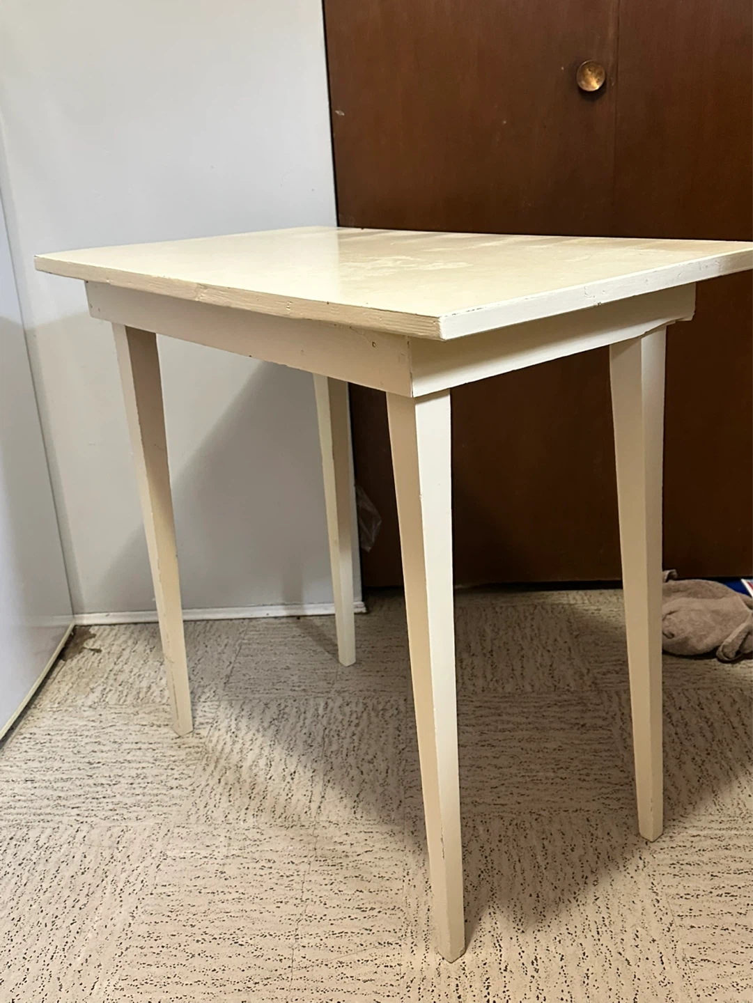 Antique wood side table / garden - photo 2