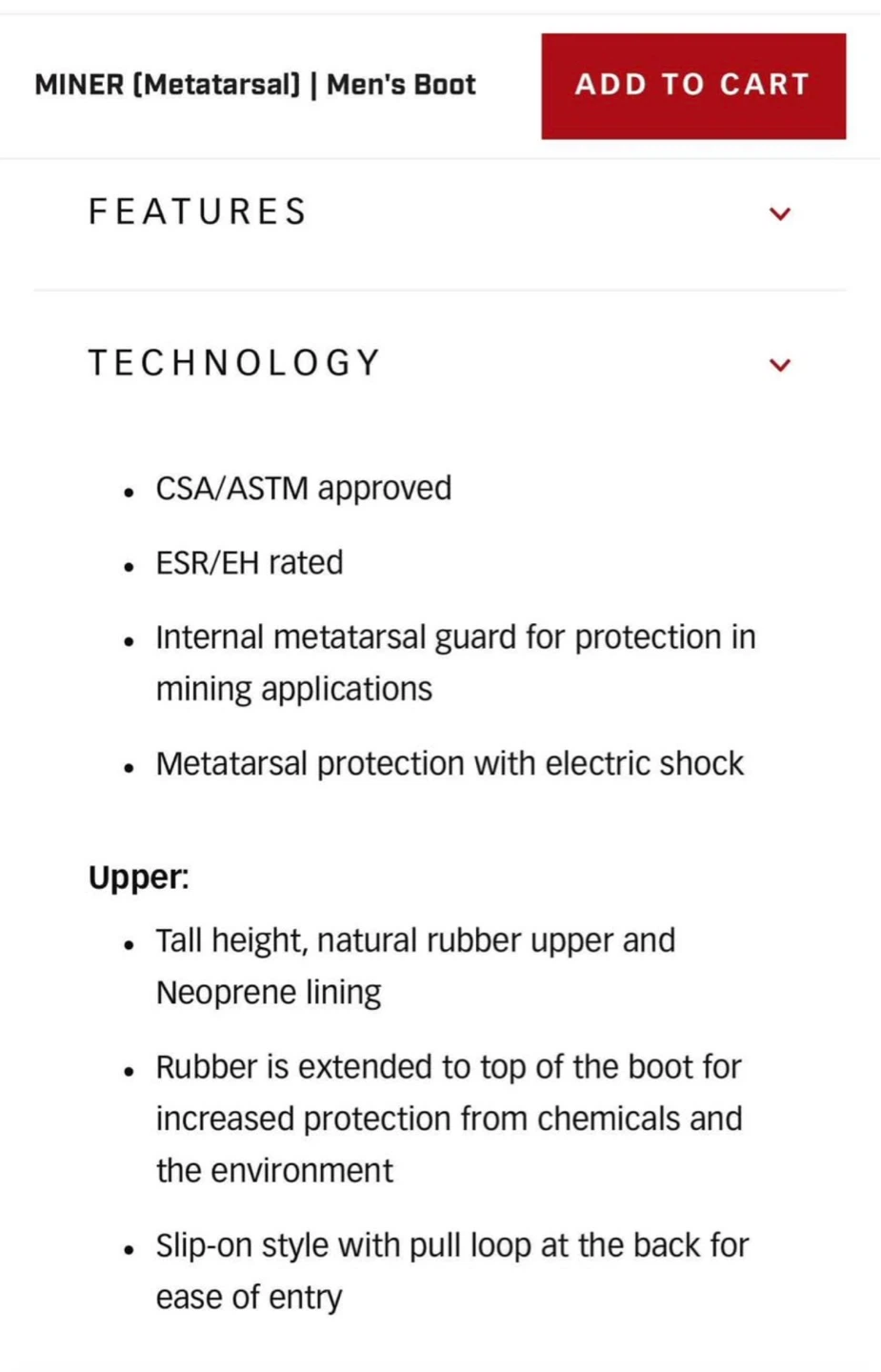 Baffin MINER (Metatarsal) Men's Boot - photo 5