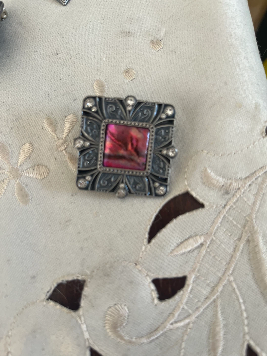 Assorted Vintage Brooches and Earrings - photo 4