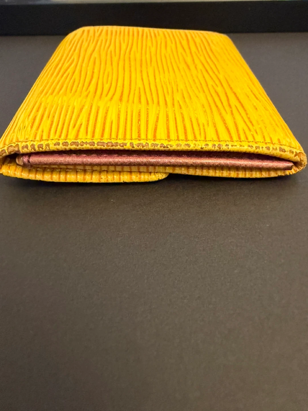 Louis Vuitton Yellow Epi Leather Small Wallet - photo 4