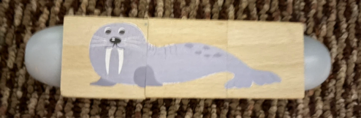 Wooden Animal Tumbling Toy