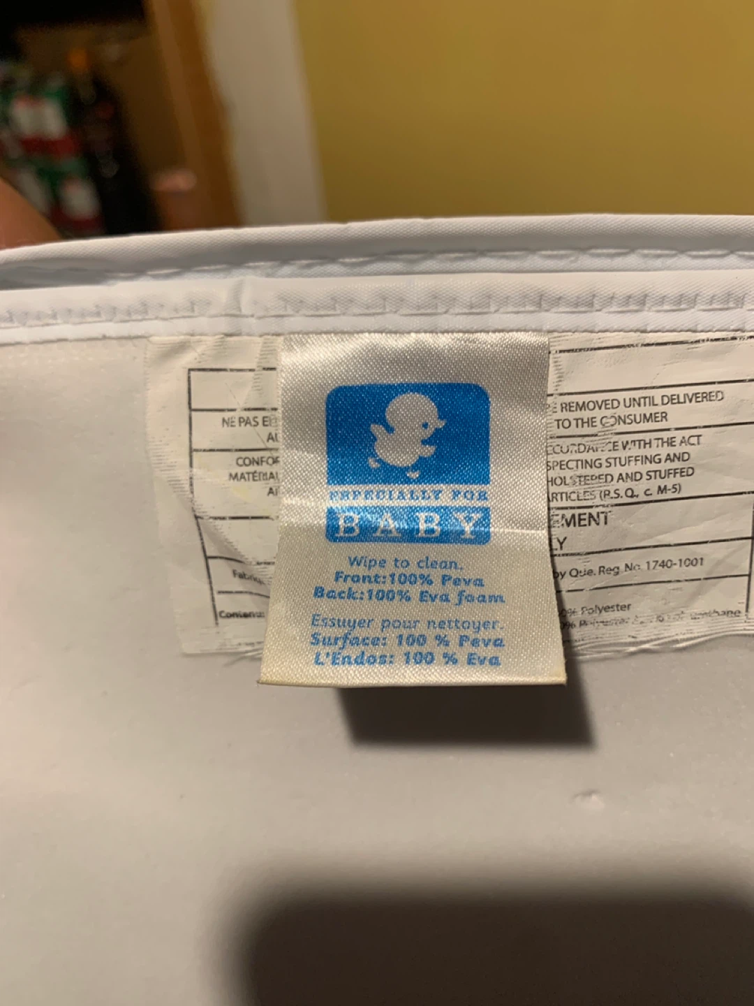 Baby Quilted Peva changing Mattress Pad - photo 2