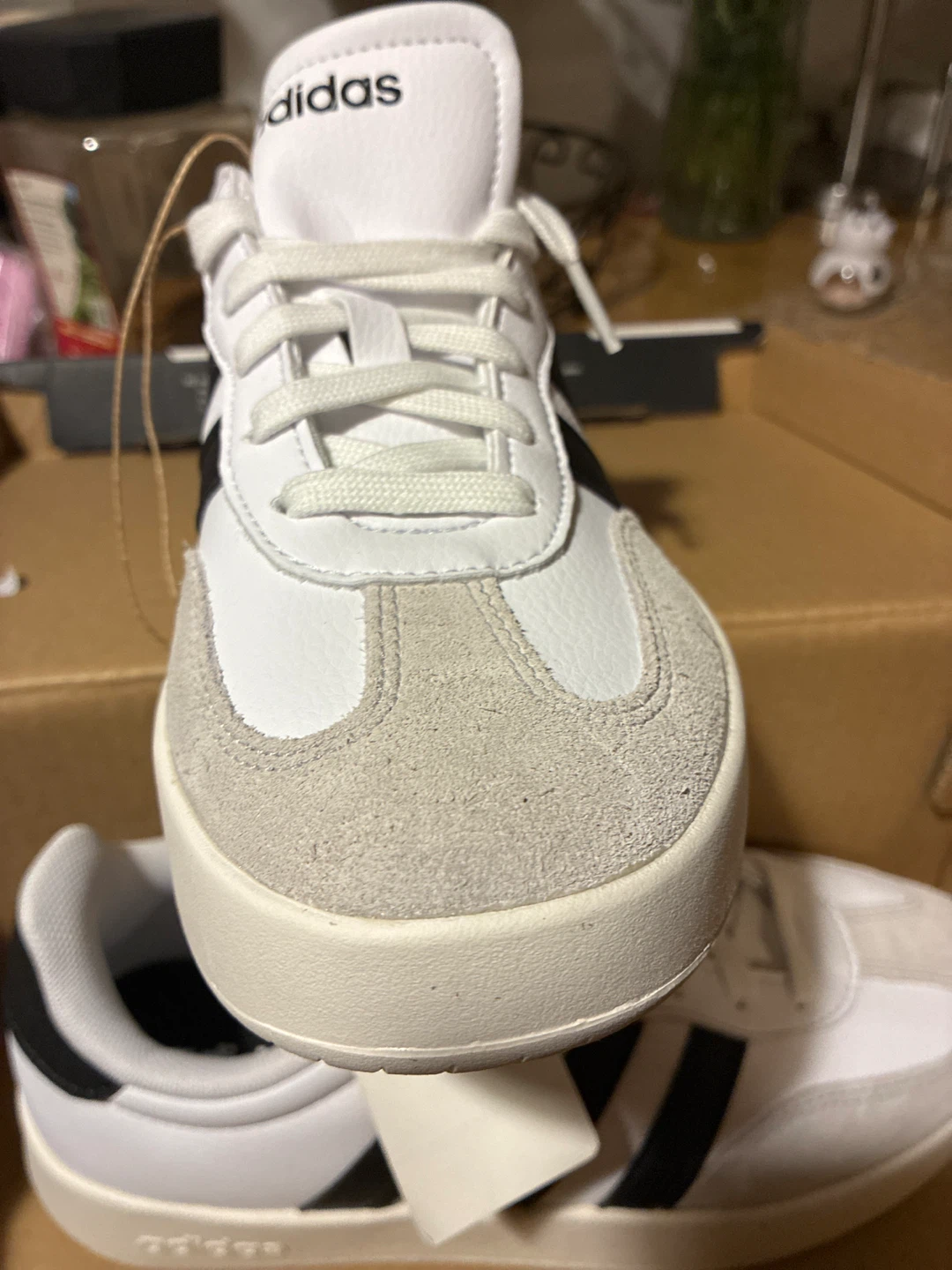 Adidas Barreda Women's Shoes White/Black Size 7.5