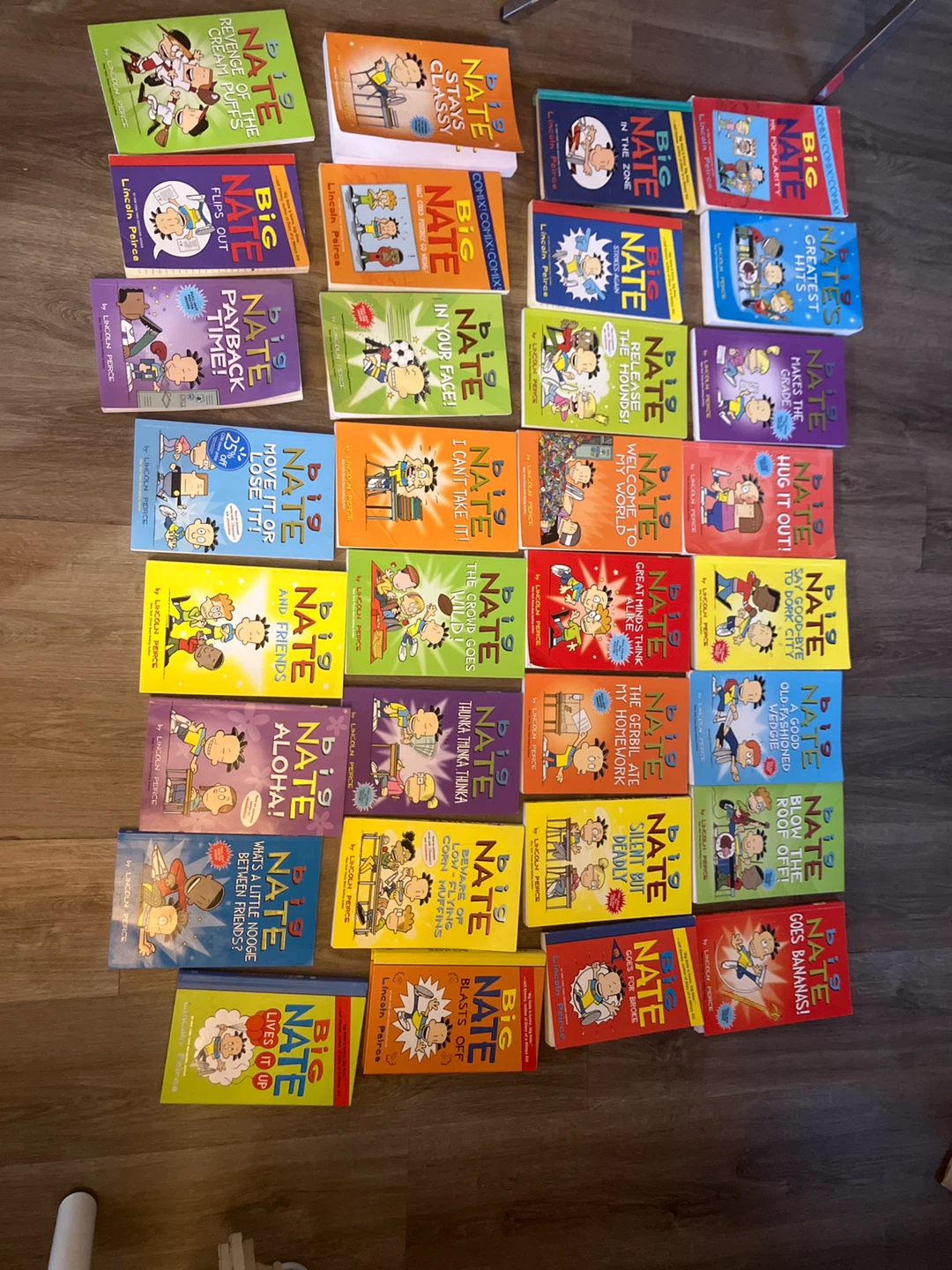 Bunch of big big Nate books
