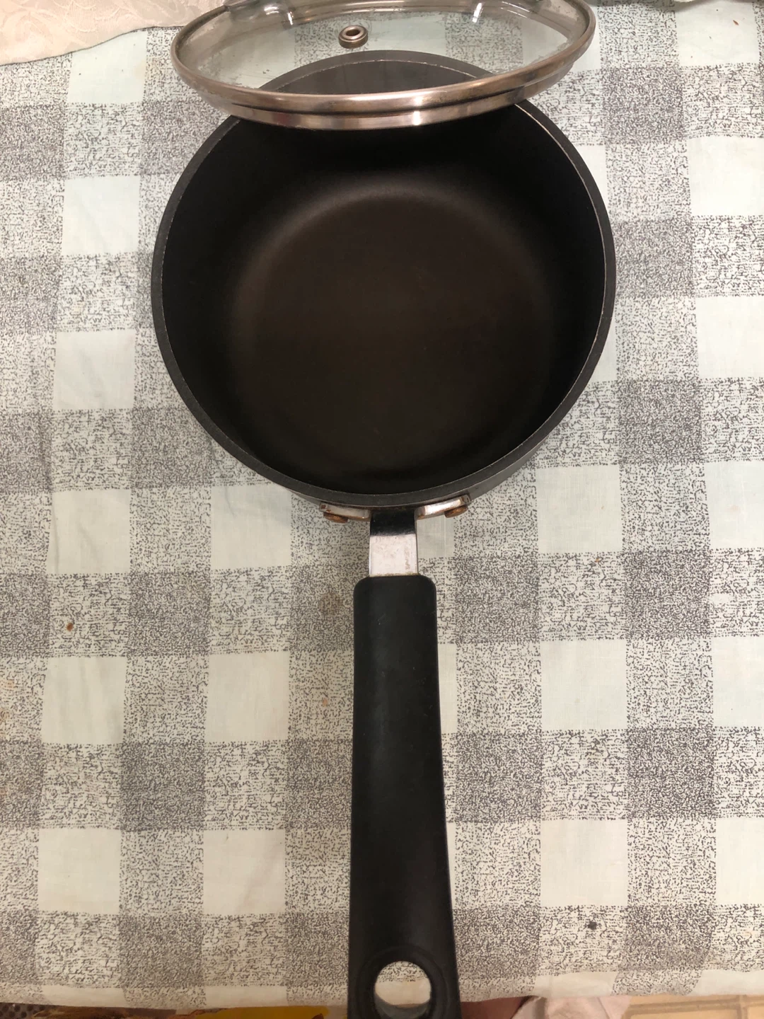 Black Saucepan with Glass Lid - photo 3