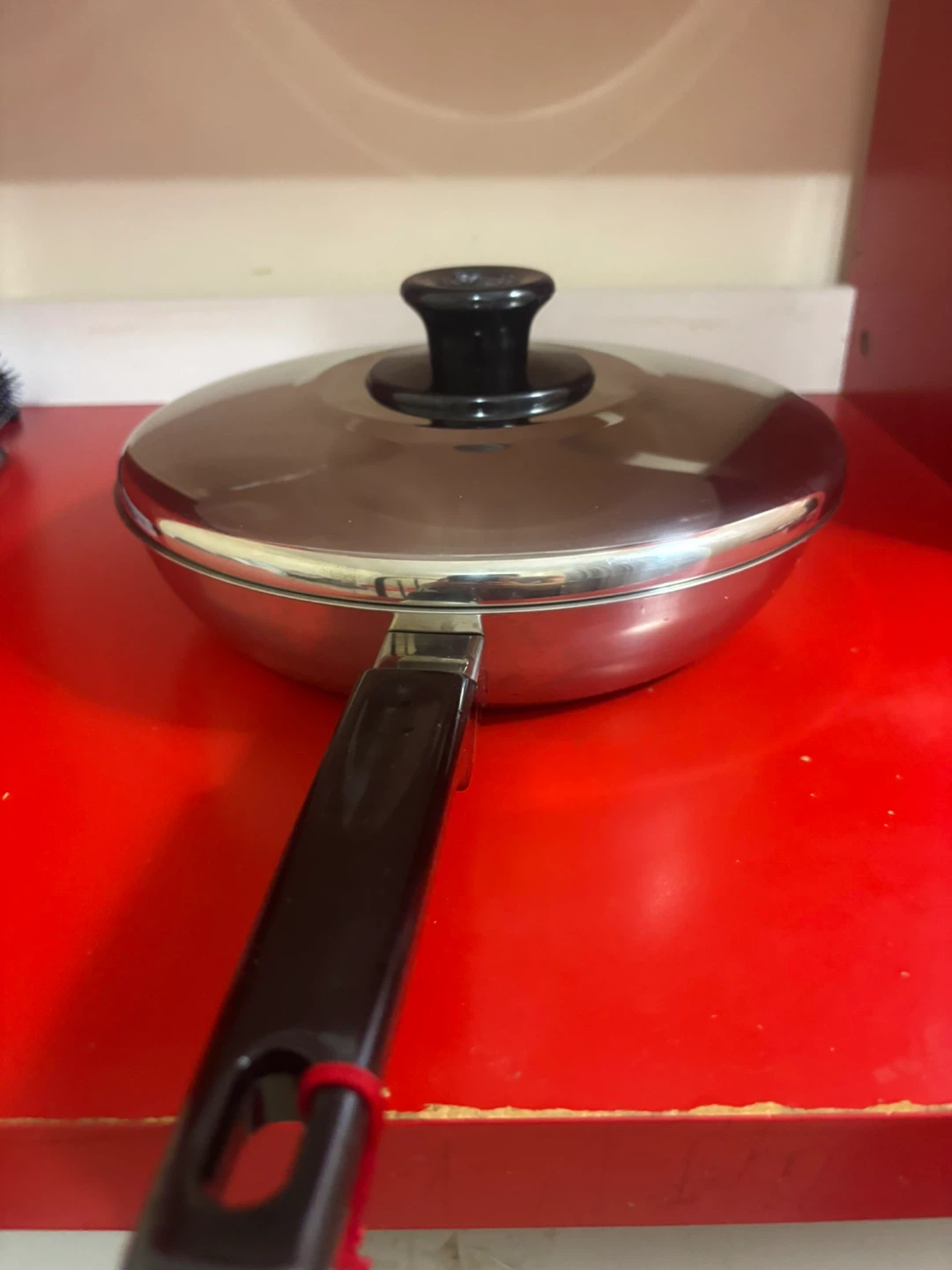 Stainless Steel Frying Pan with Lid