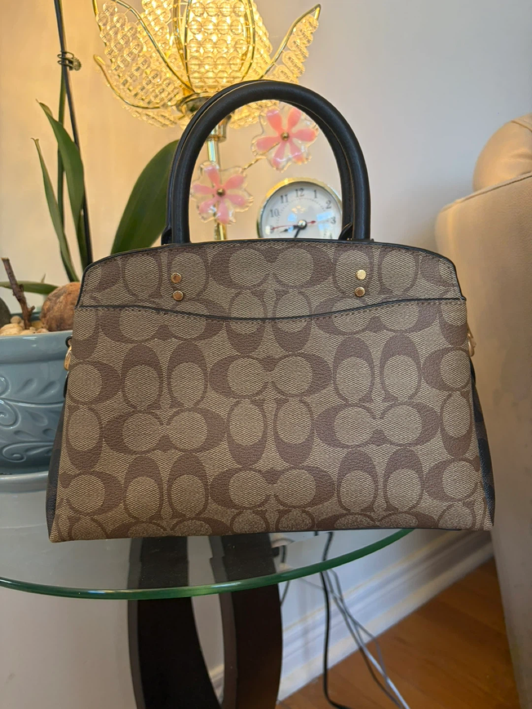 Coach Signature Canvas Top Handle Bag - photo 3