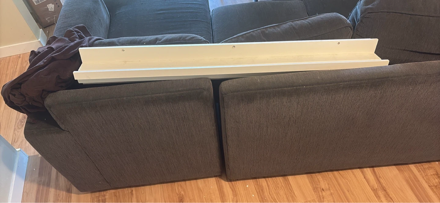 4 White Wall Shelves
