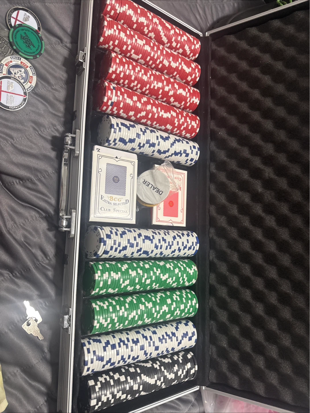 Poker Chip Set with Case