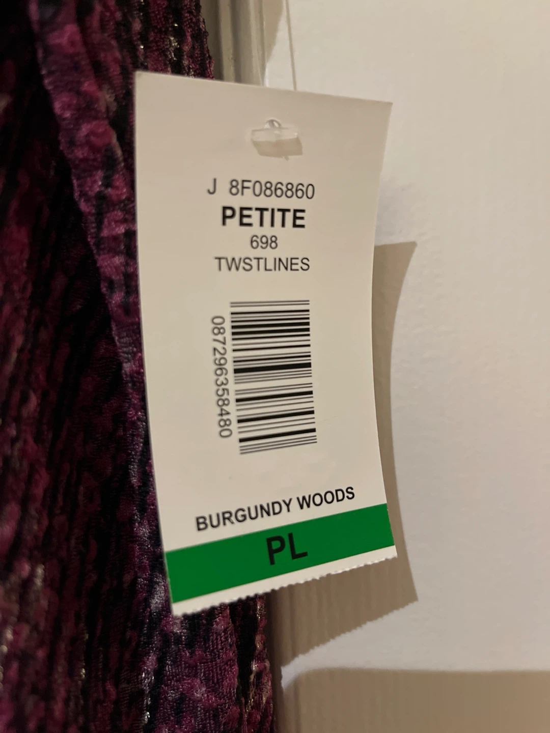 Allison Daley Petite Burgundy Woods Sleeveless Top - PL/G - photo 3
