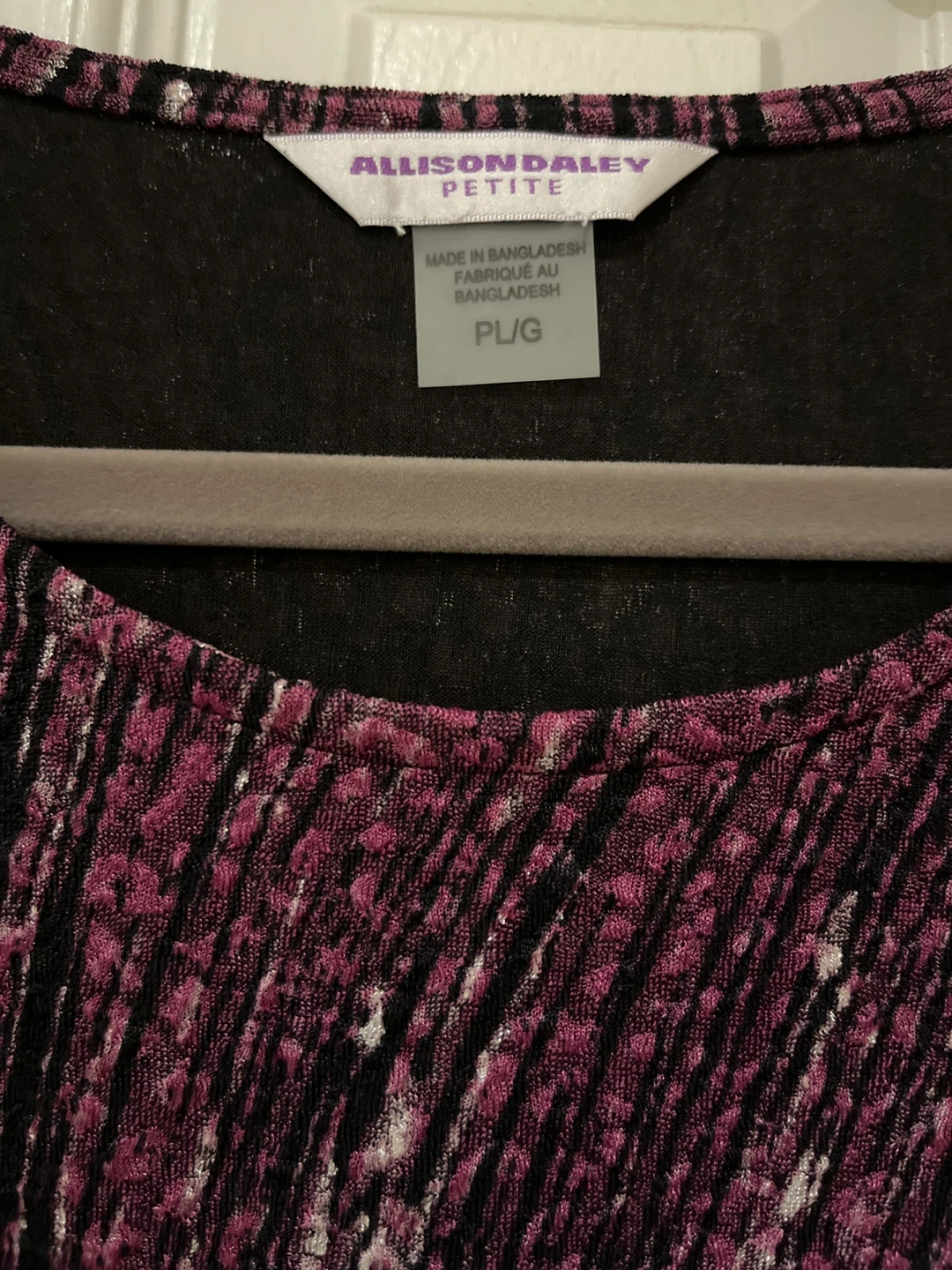 Allison Daley Petite Burgundy Woods Sleeveless Top - PL/G - photo 5