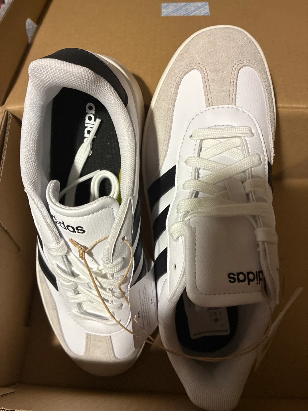 Adidas Barreda Women's Shoes - White/Black - Size 7.5 - photo 2