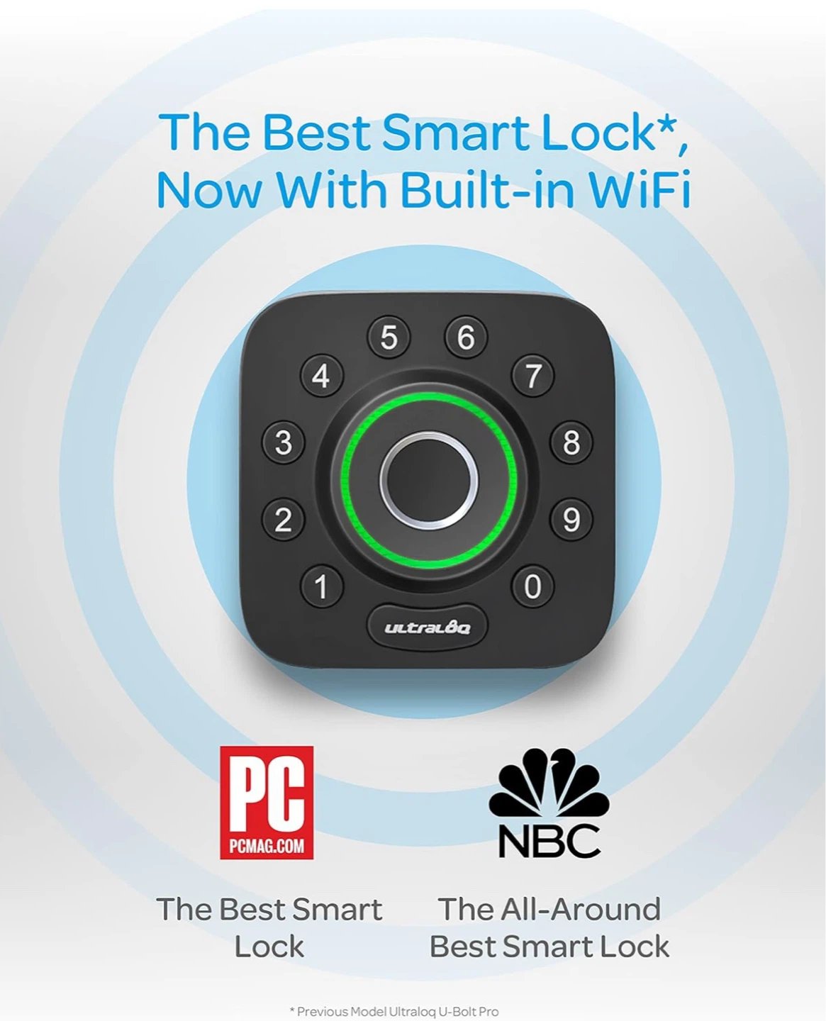ULTRALOQ U-Bolt Pro WiFi Smart Lock with Door Sensor - photo 2