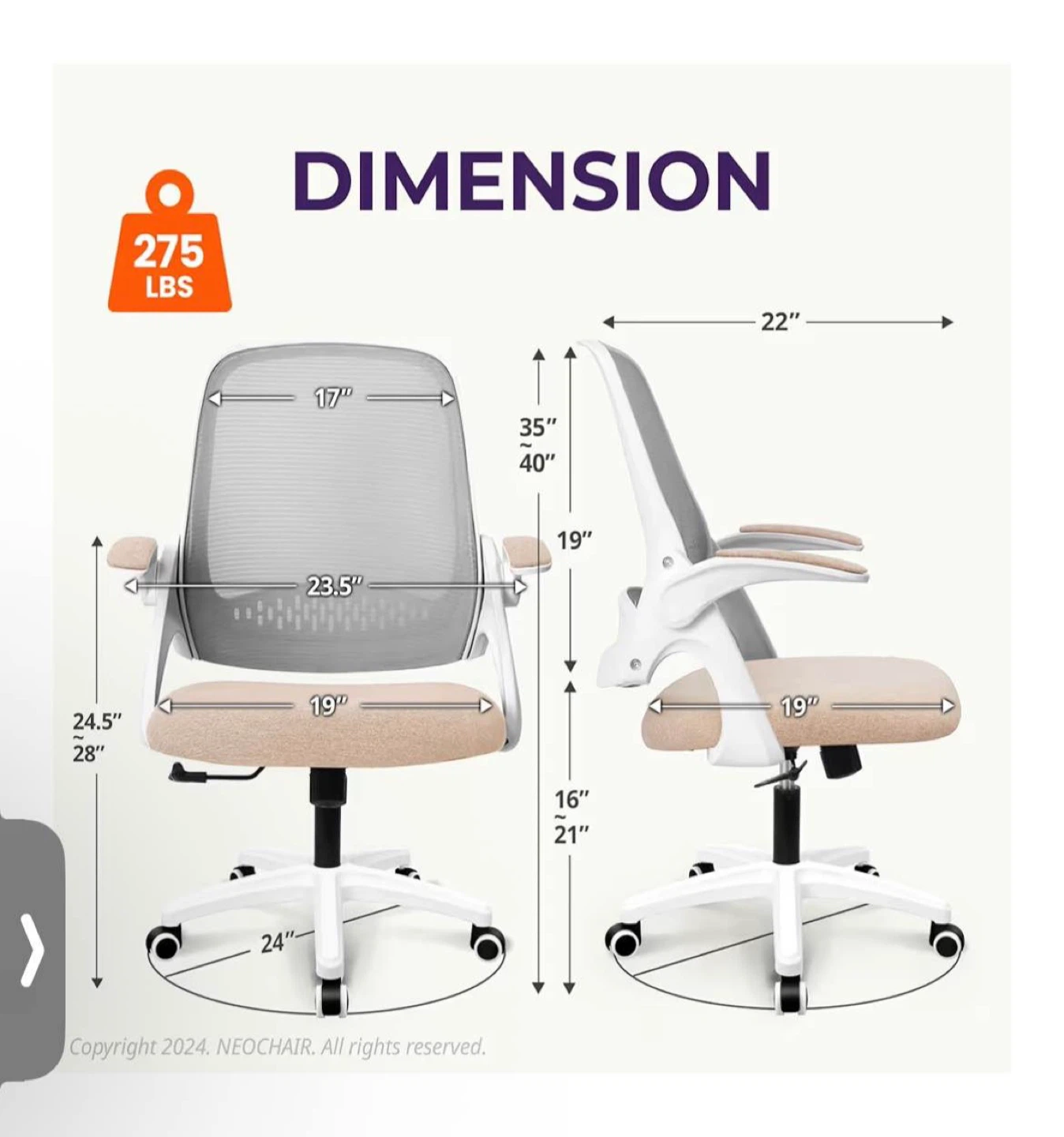 NEO CHAIR Ergonomic Office Chair - photo 3