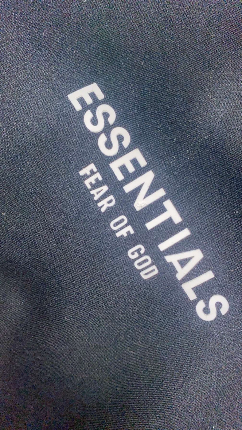 Authentique Fear of God Essentials Hoodie Black Size M - photo 2