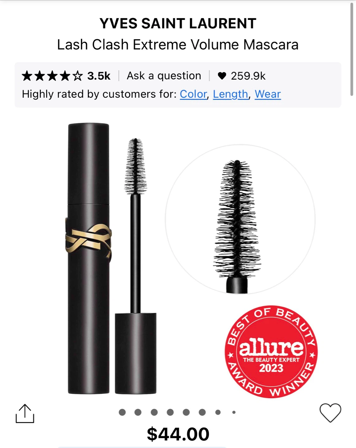 Brand new YSL mascara