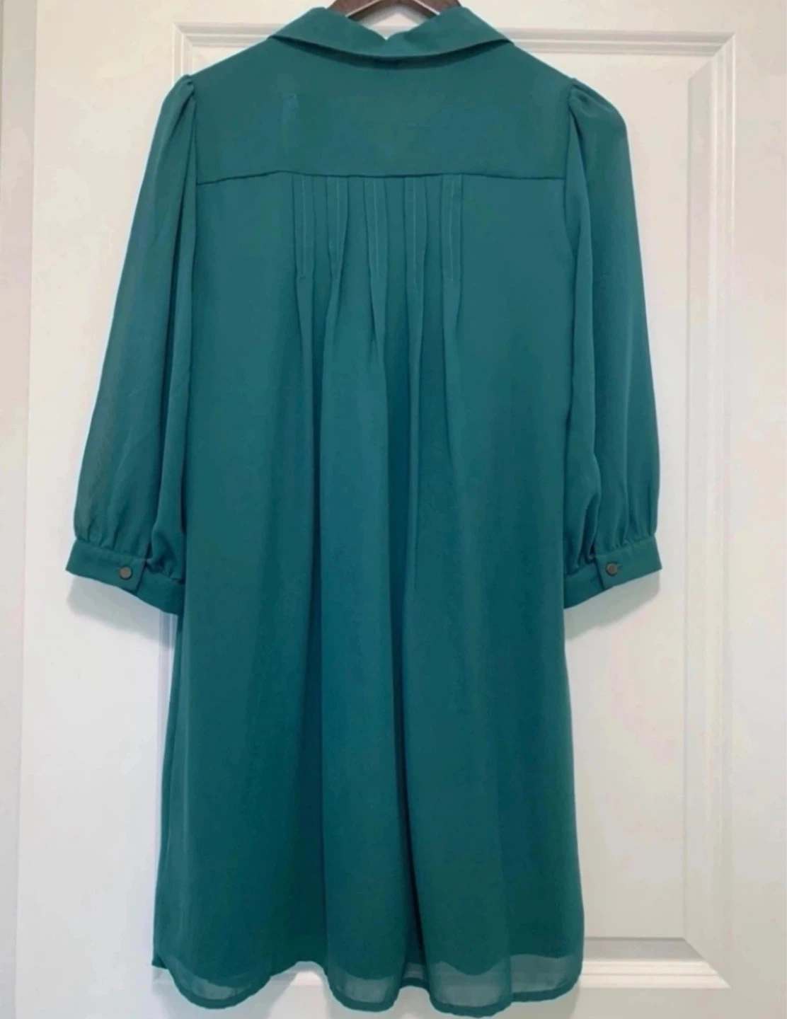Green mini dress-medium - photo 2