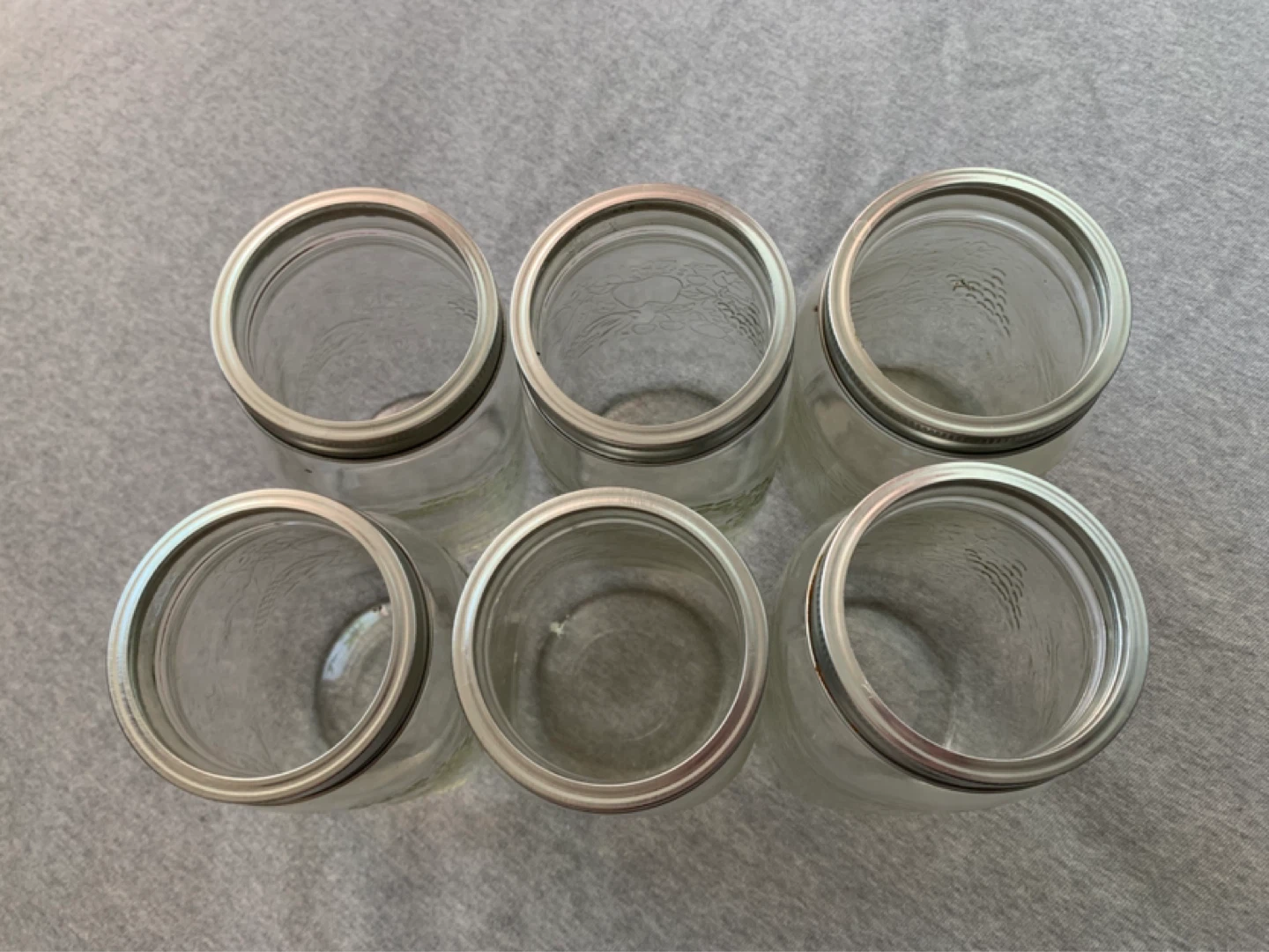Six Bernardin Glass Jars- 6.5” X 3.5” - photo 2