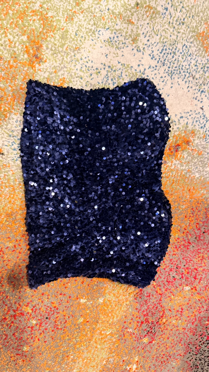 Brand new Sequin Strapless Top M/M