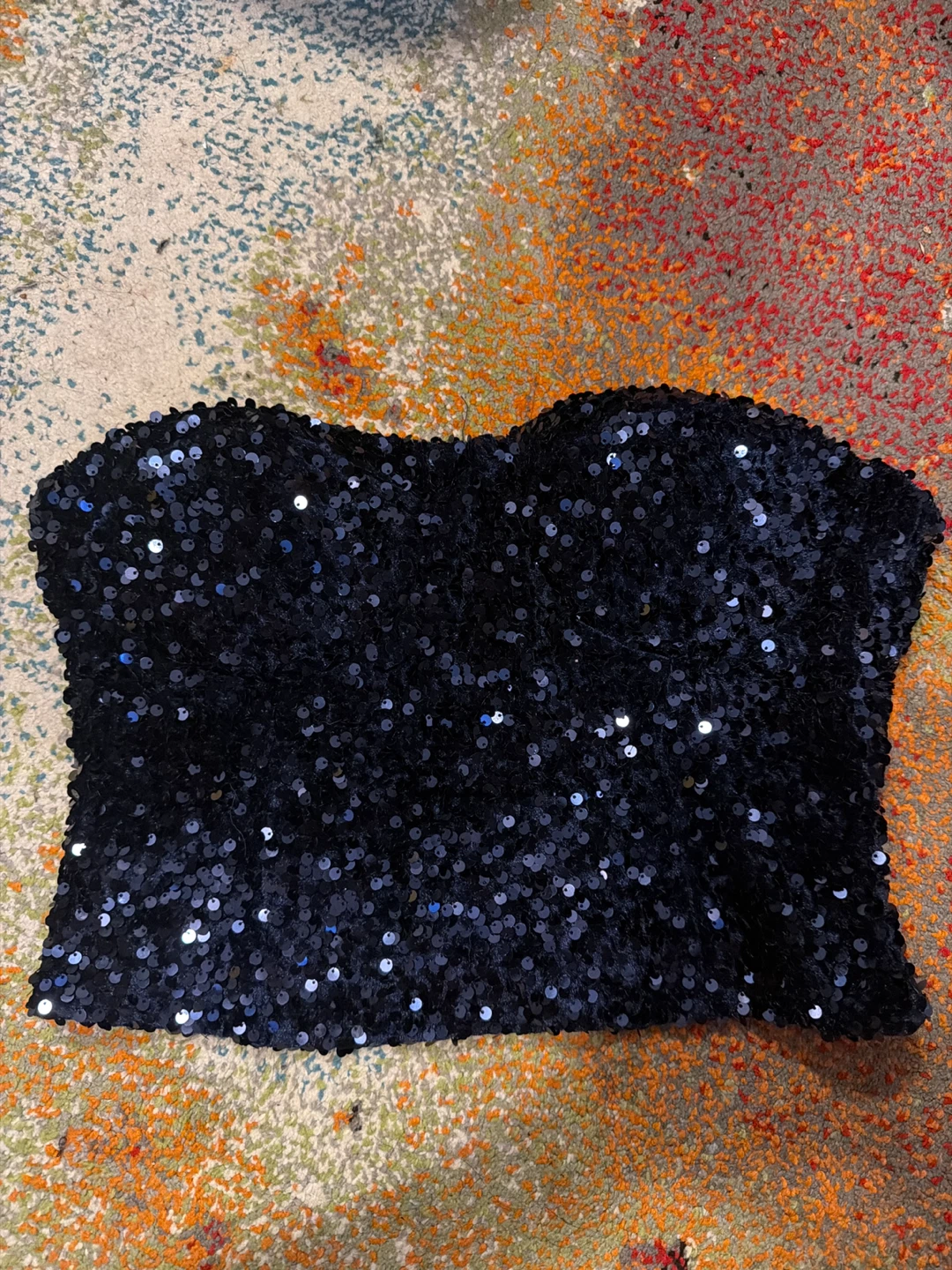 Brand new Sequin Strapless Top M/M - photo 2