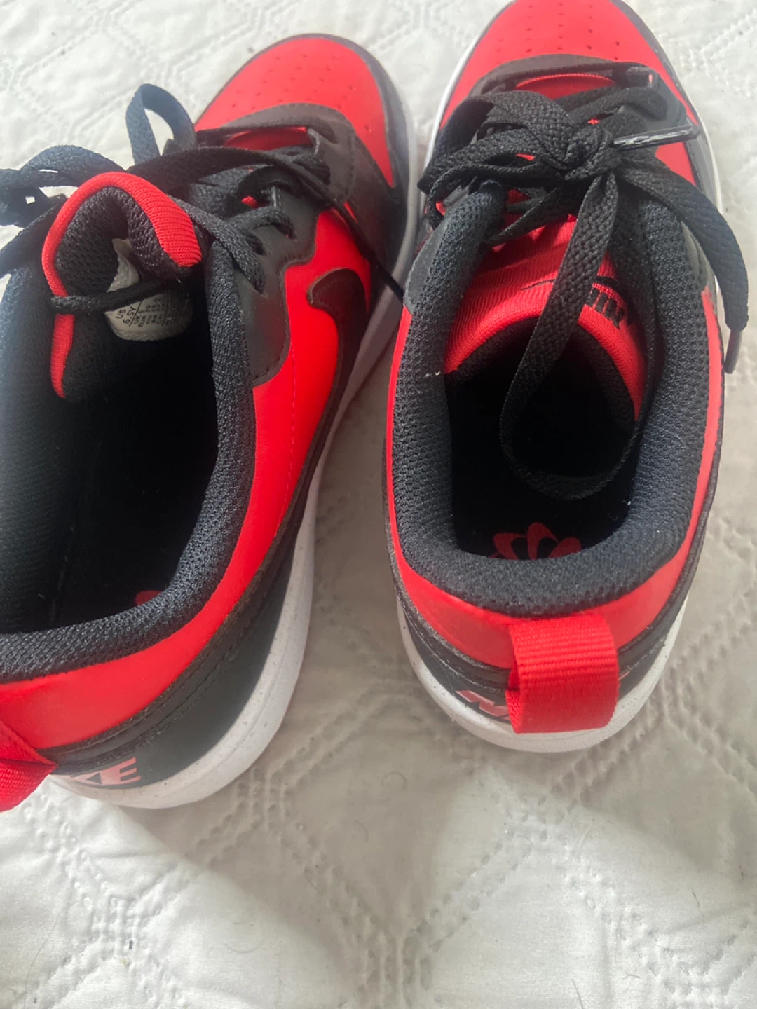 Nike Air Force 1 Shoes - Red and Black - photo 2