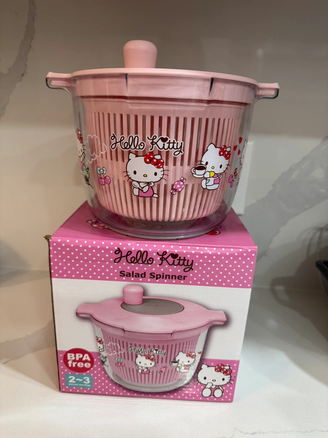Hello Kitty Salad Spinner