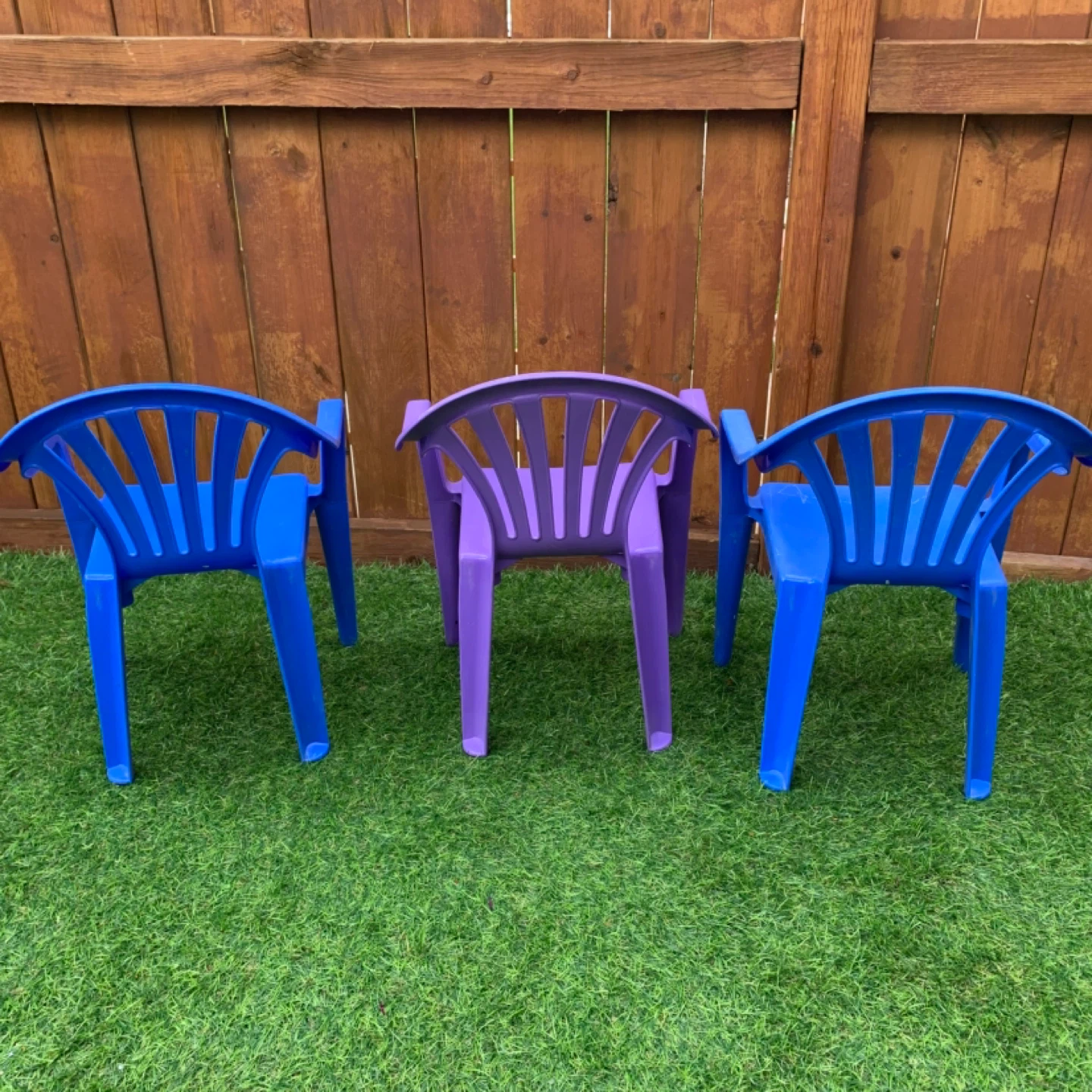 Kids Chairs Plastic Chairs Toddler Chairs Set of 3 - photo 5