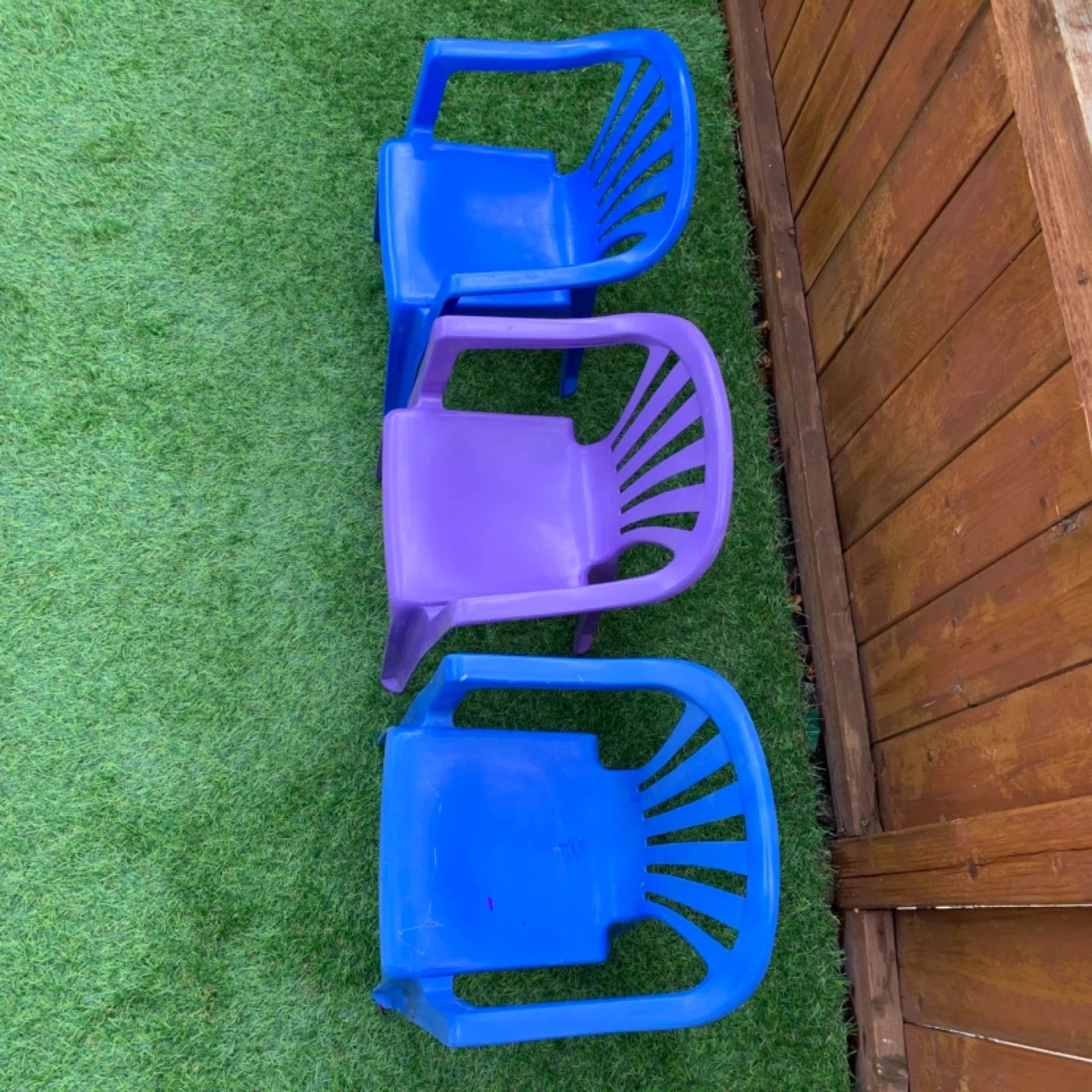 Kids Chairs Plastic Chairs Toddler Chairs Set of 3 - photo 4