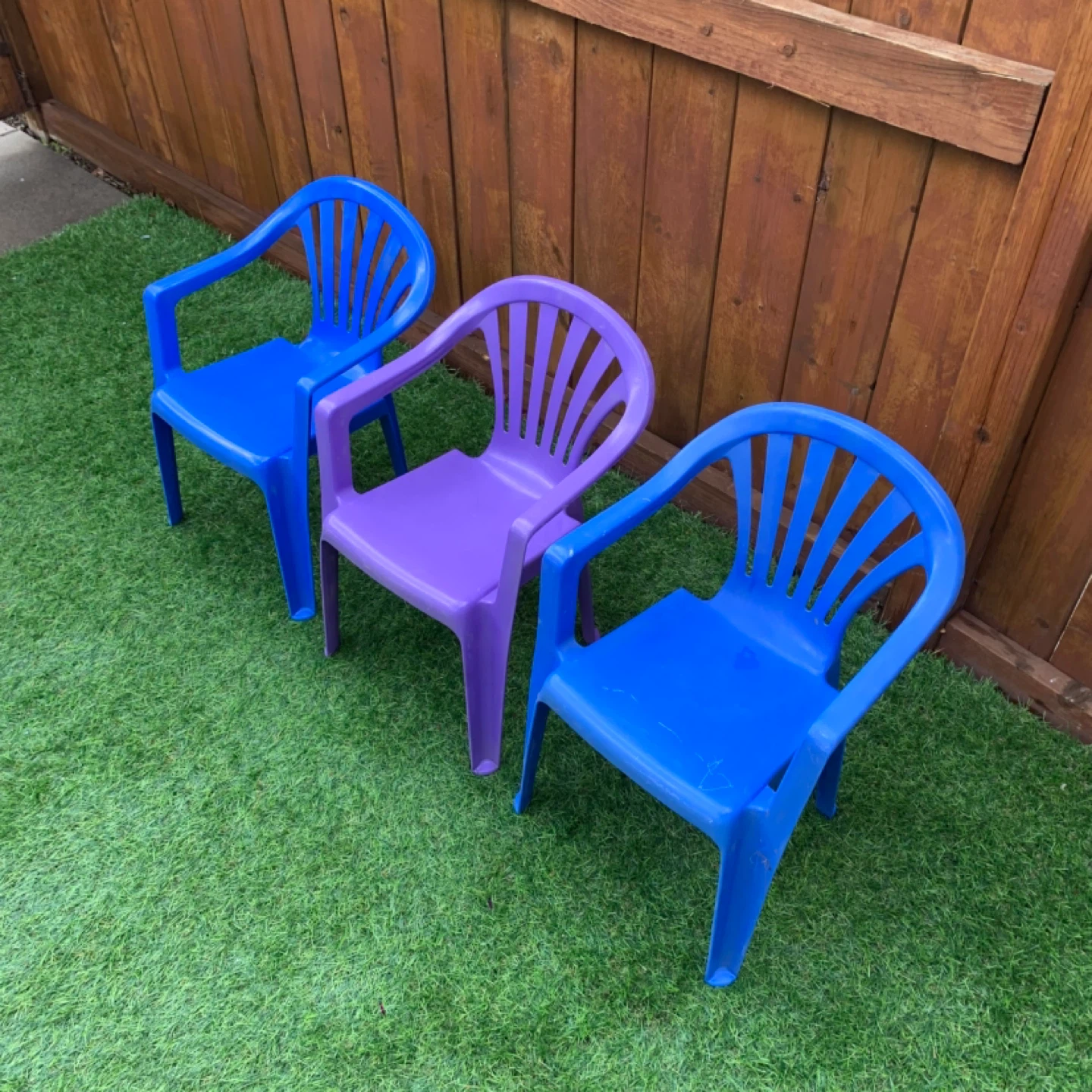 Kids Chairs Plastic Chairs Toddler Chairs Set of 3 - photo 3